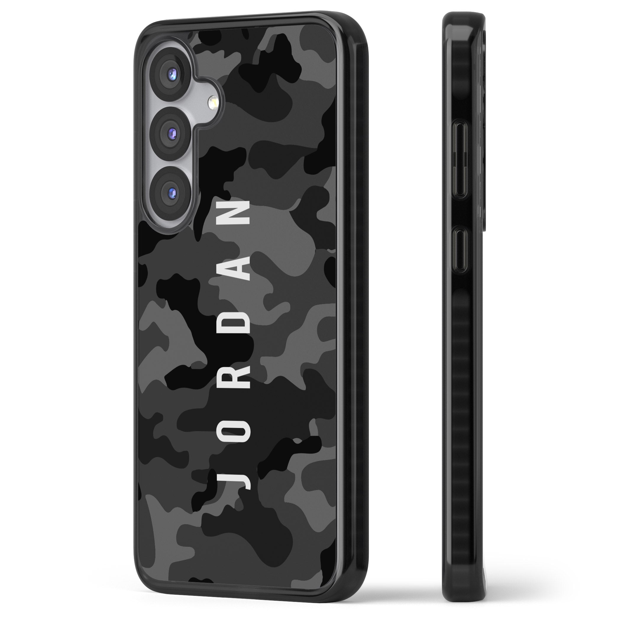 Personalised Black Camouflage Name