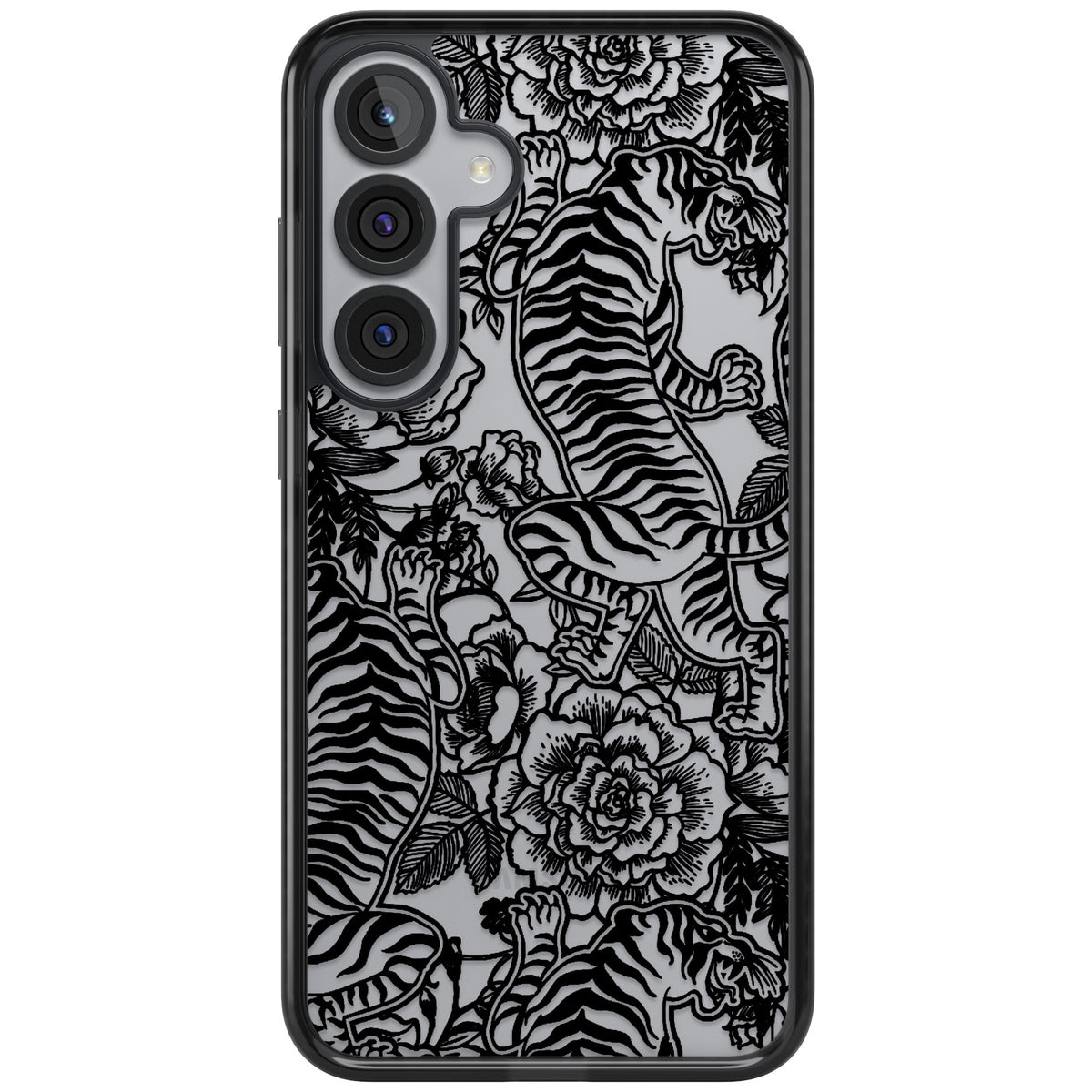 Tiger Dynasty Samsung S25 Plus / Samsung S26 / Samsung S26 Plus Impact Black Phone Case front