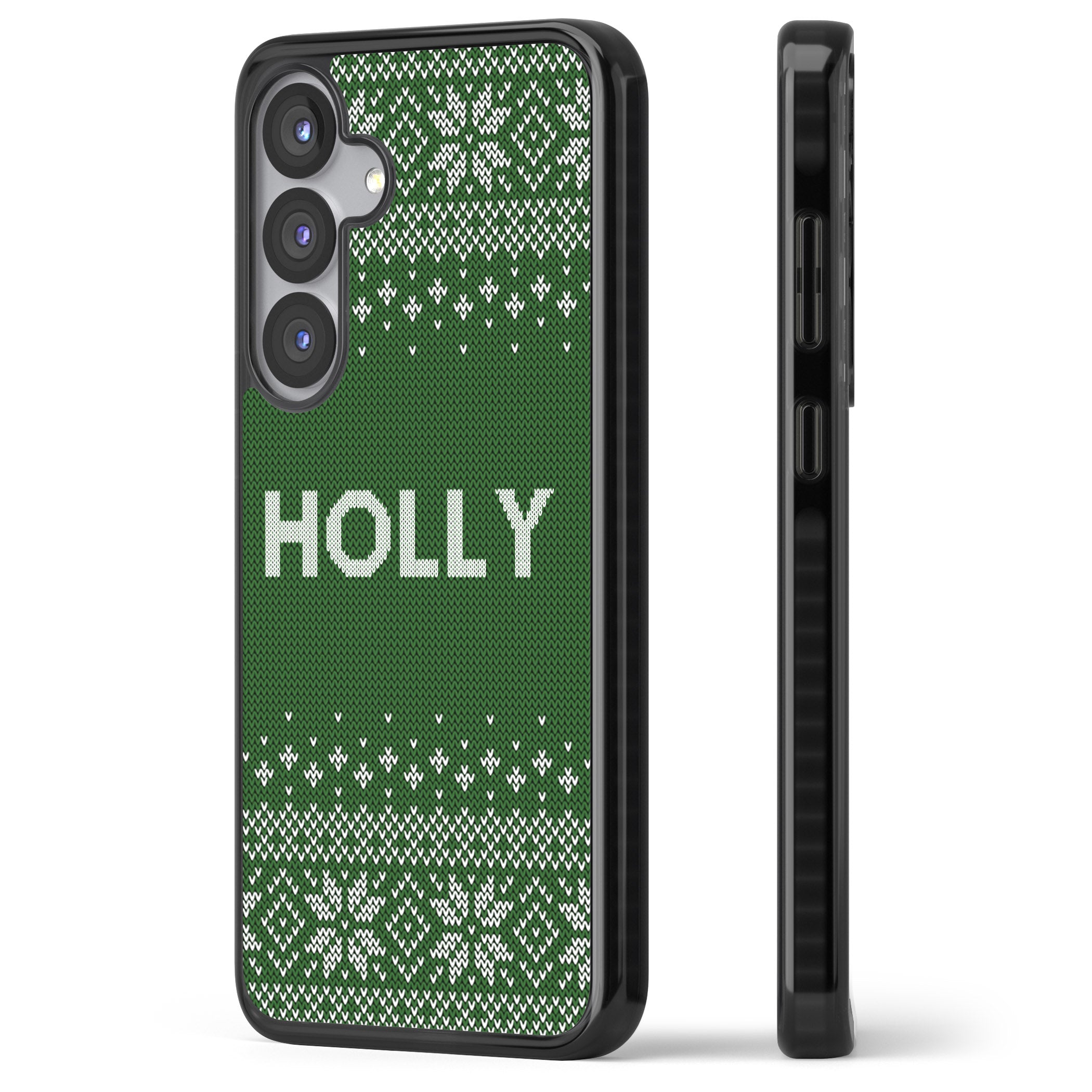 Personalised Green Christmas Knit