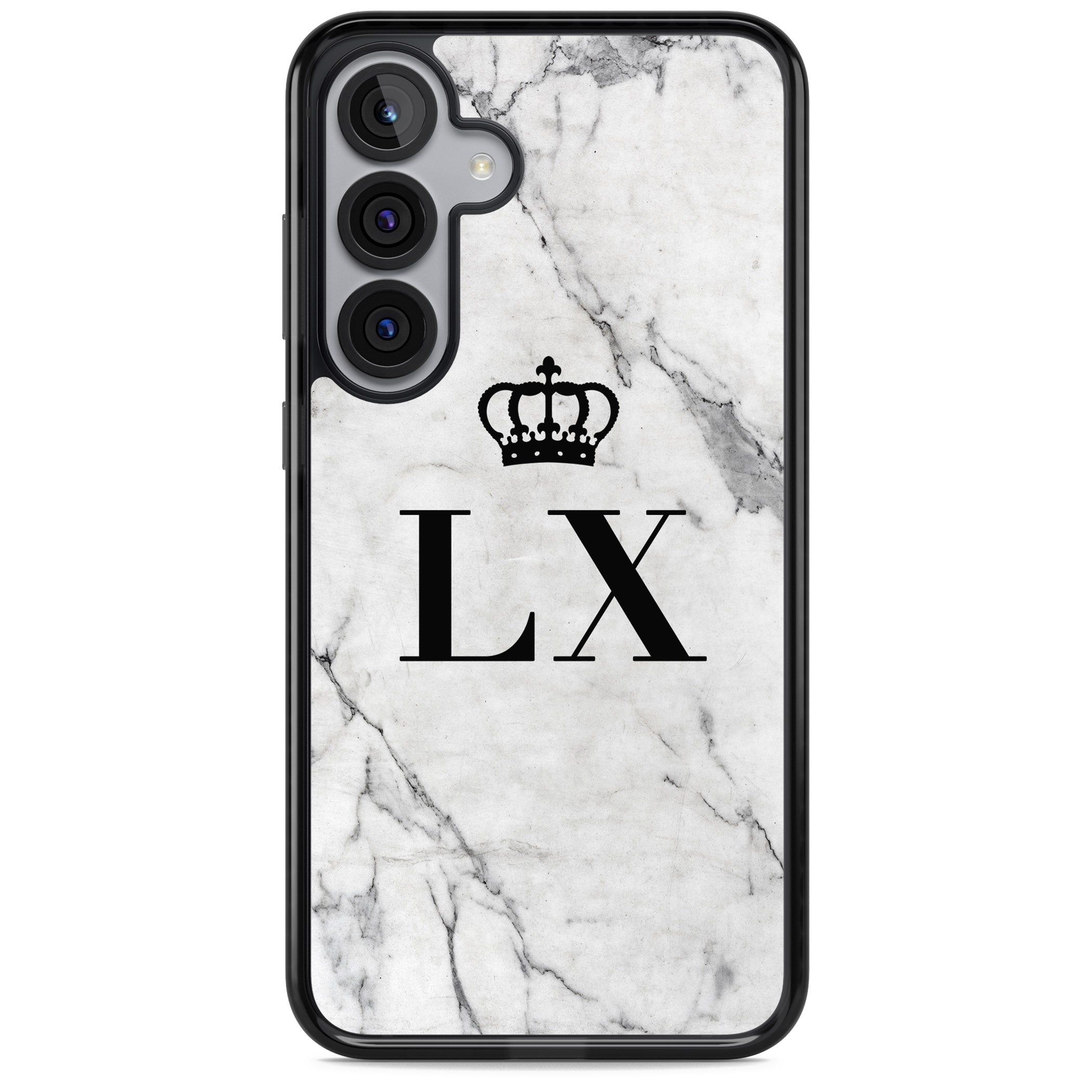 Personalised Initial Crown Marble