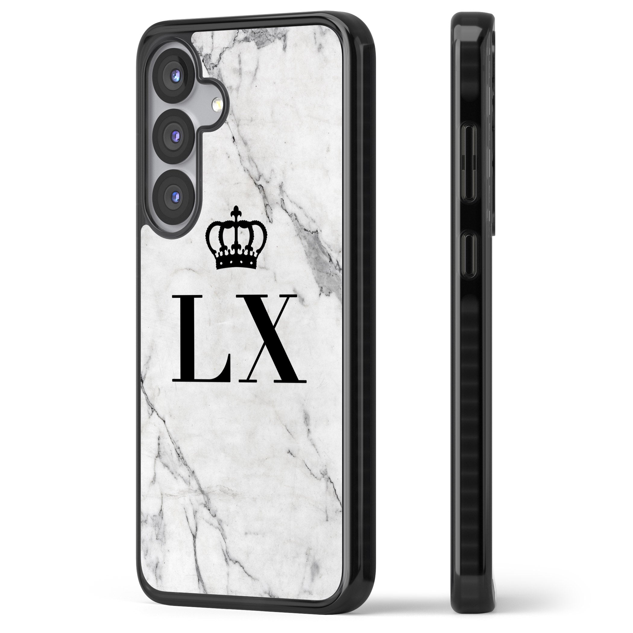 Personalised Initial Crown Marble