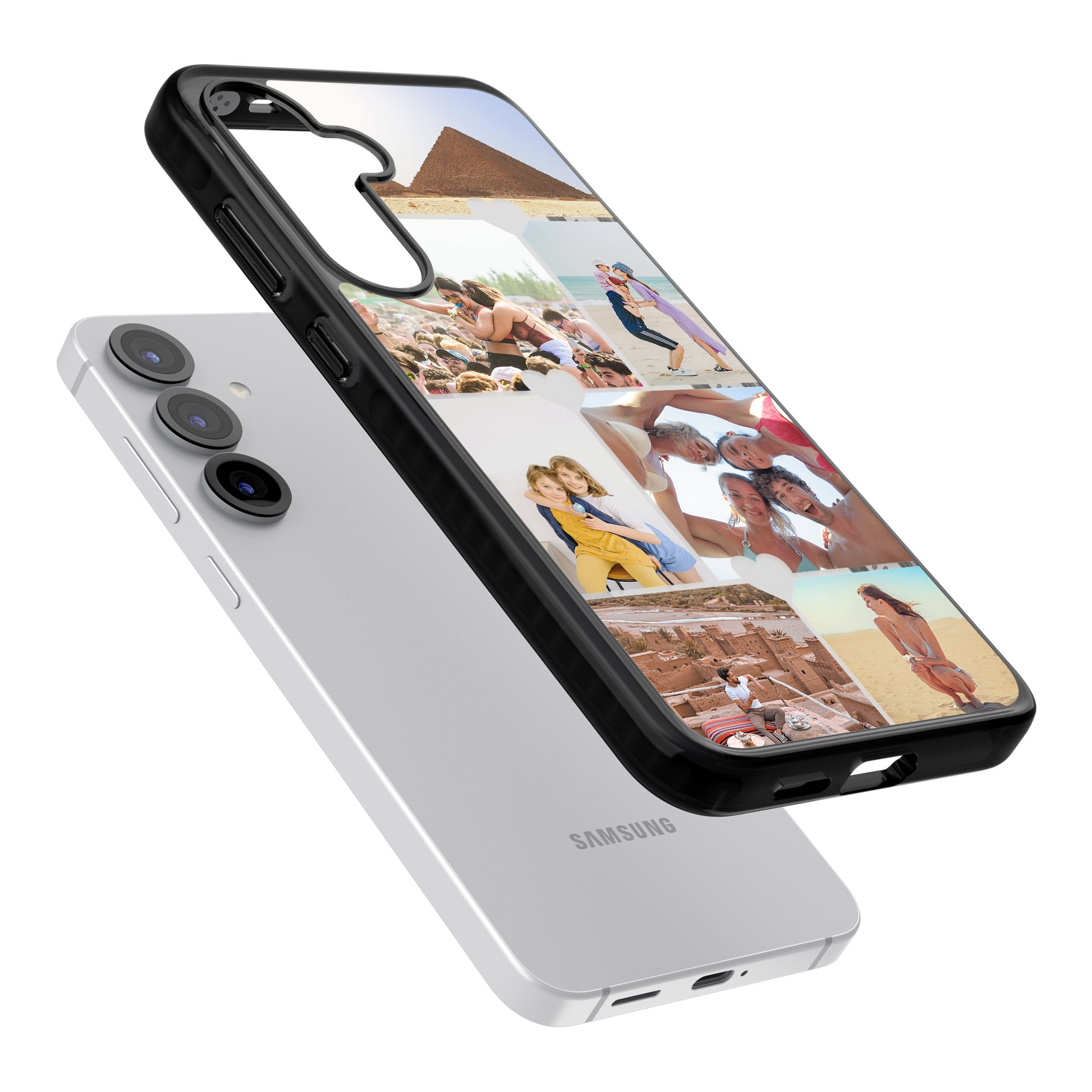 Personalised Heart Photo Grid