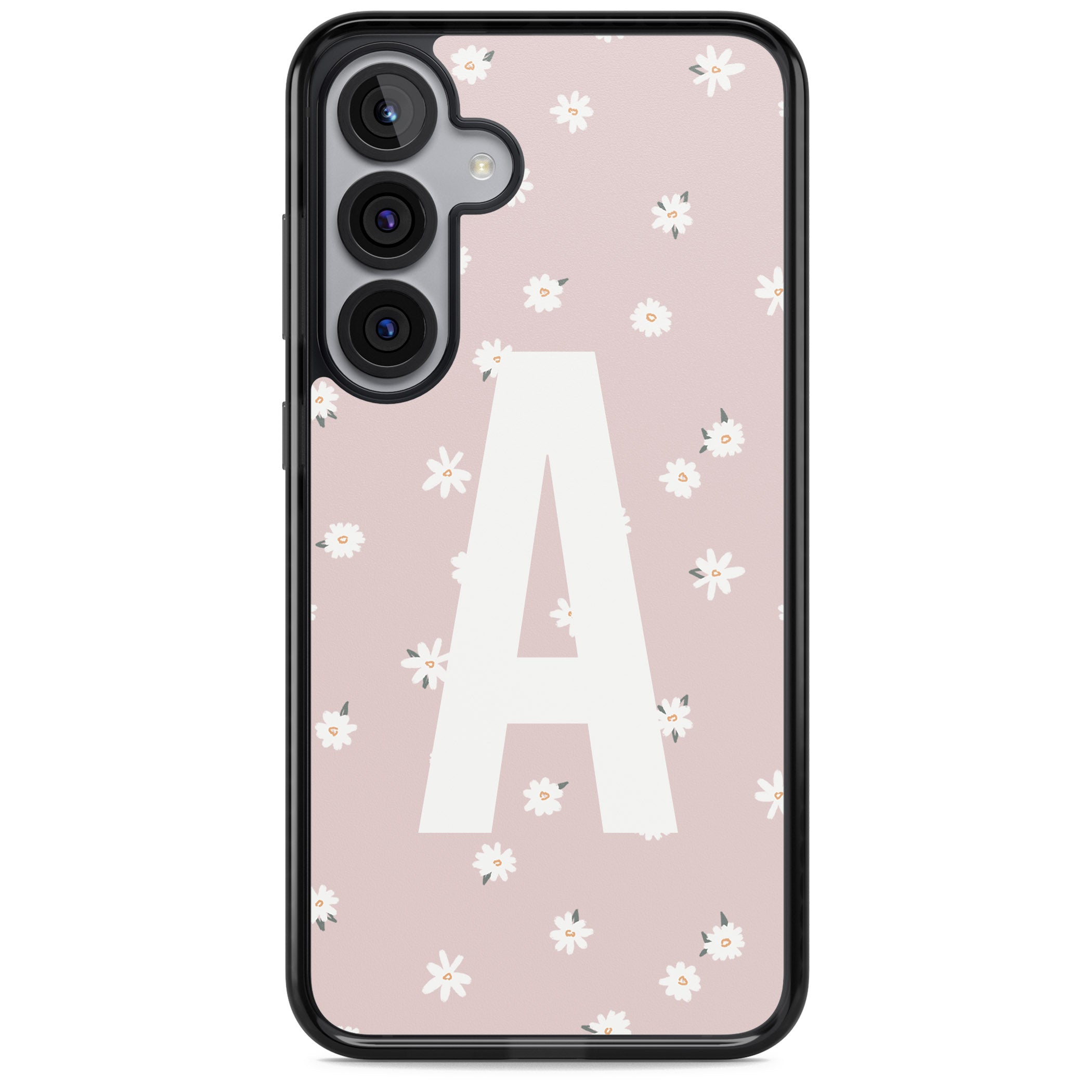 Personalised Pink Daisy Initial