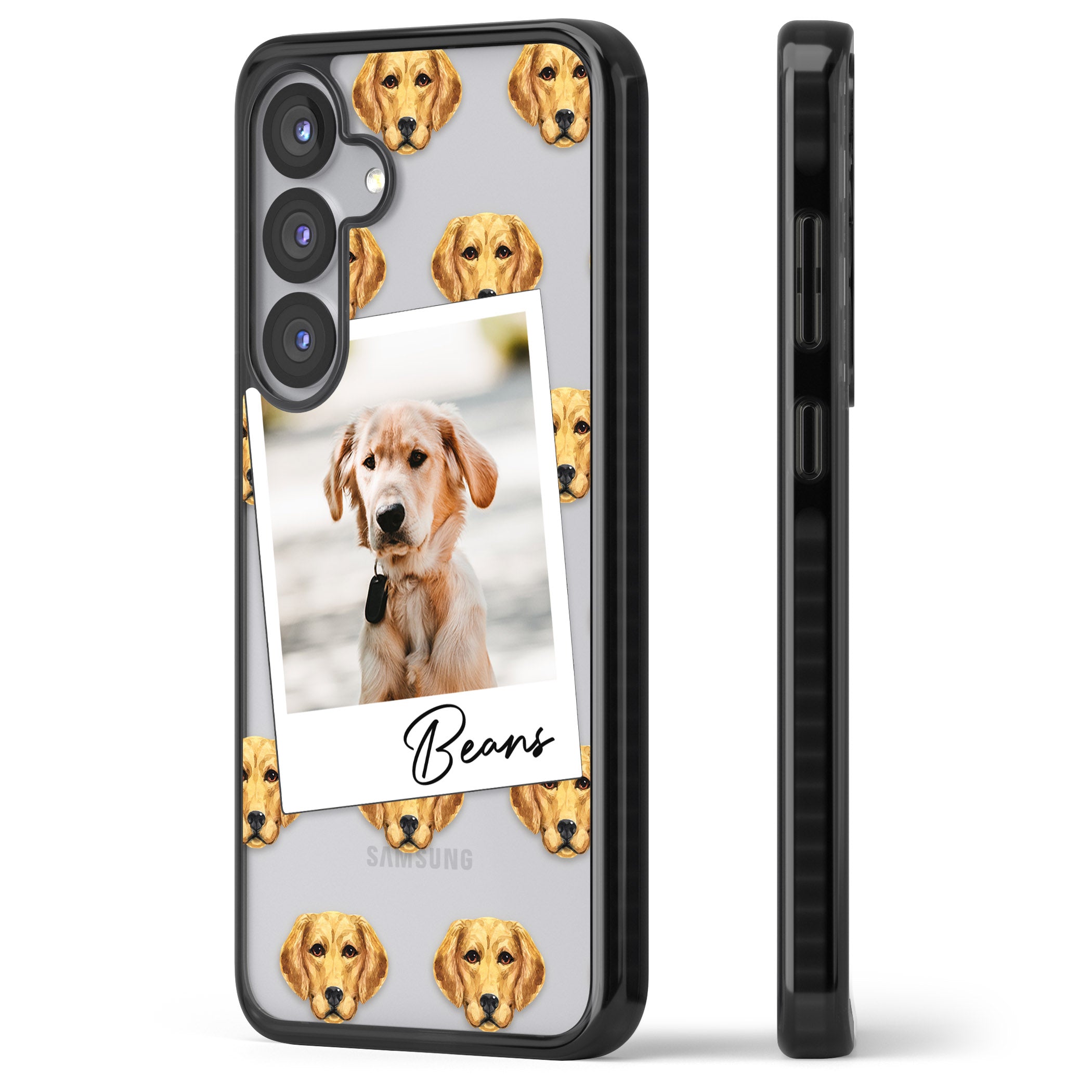 Personalised Labrador Instant Camera Photo
