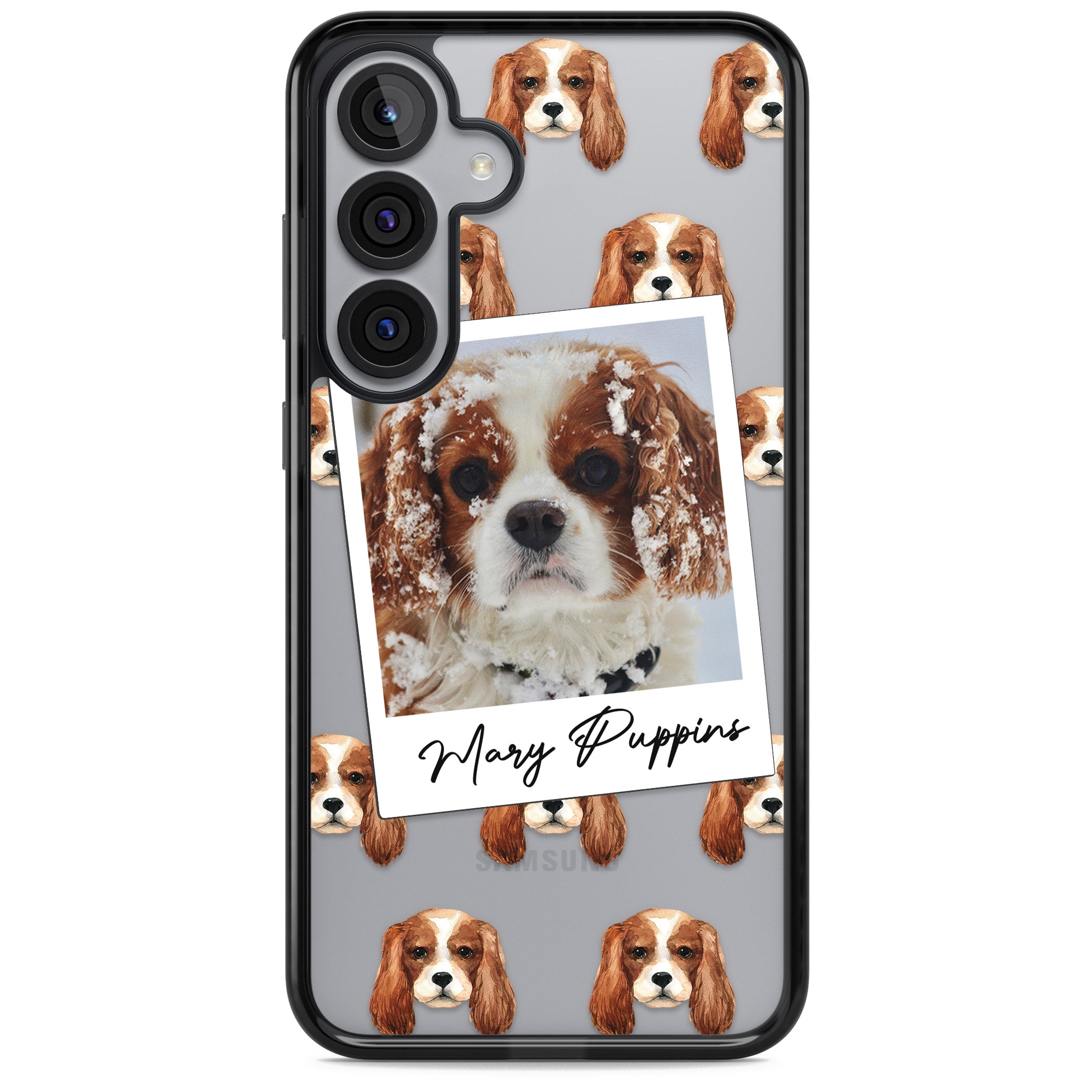Personalised Cavalier King Charles Instant Camera Photo