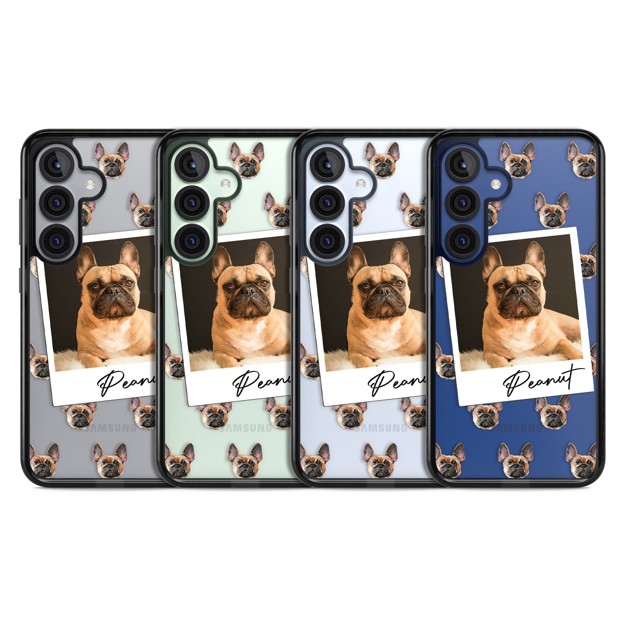 Personalised Tan French Bulldog Instant Camera Photo