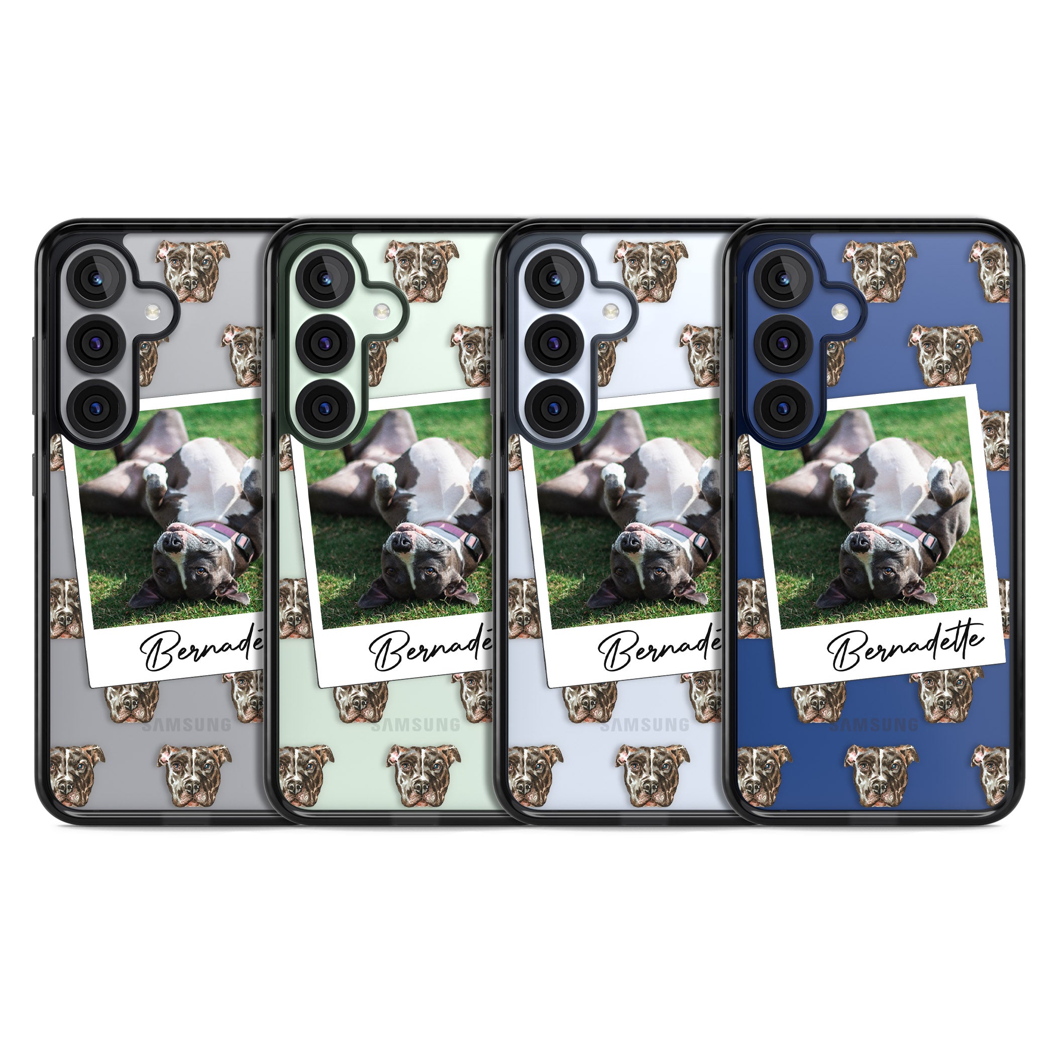 Personalised Staffordshire Bull Terrier Instant Camera Photo