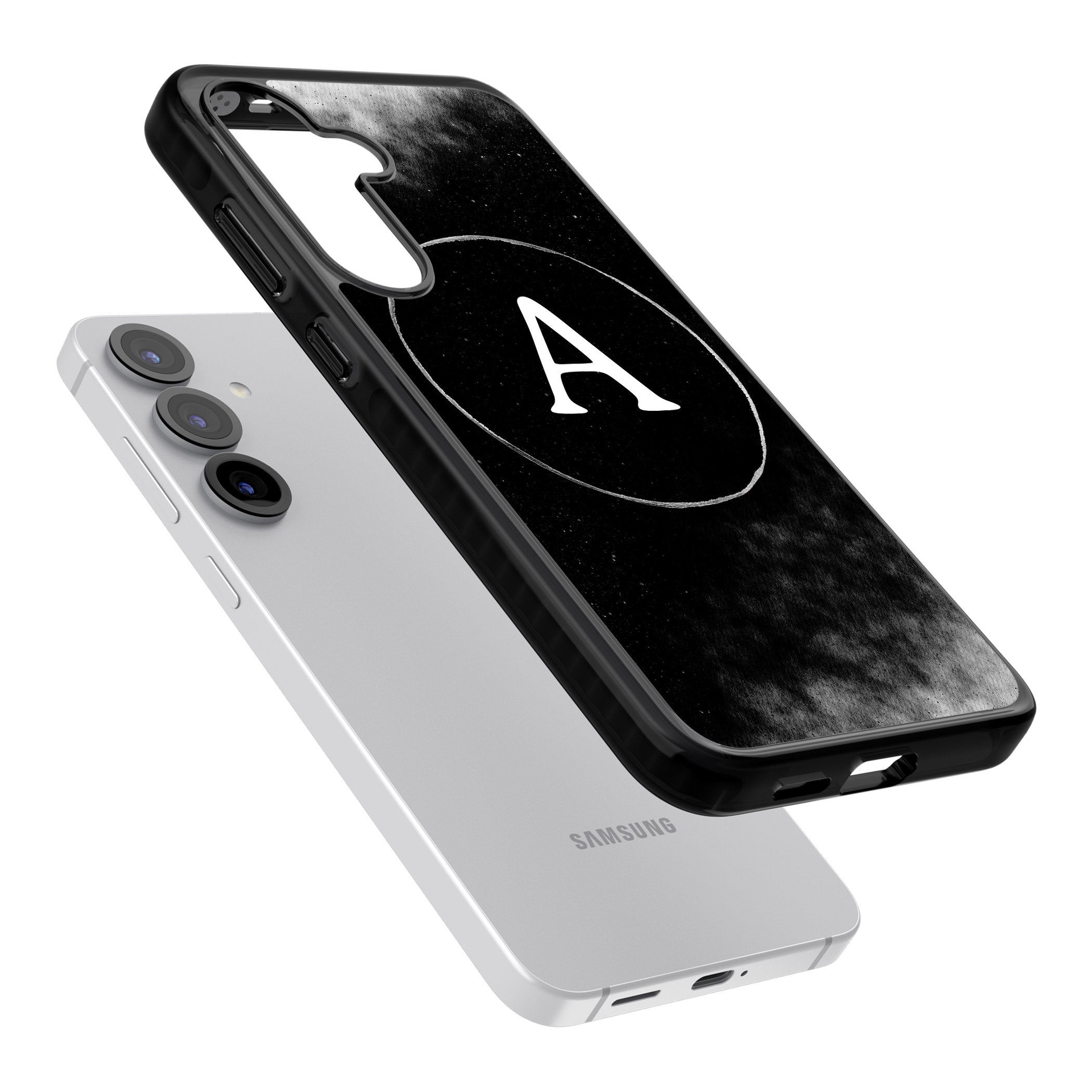 Personalised Monochrome Cosmic Monogram