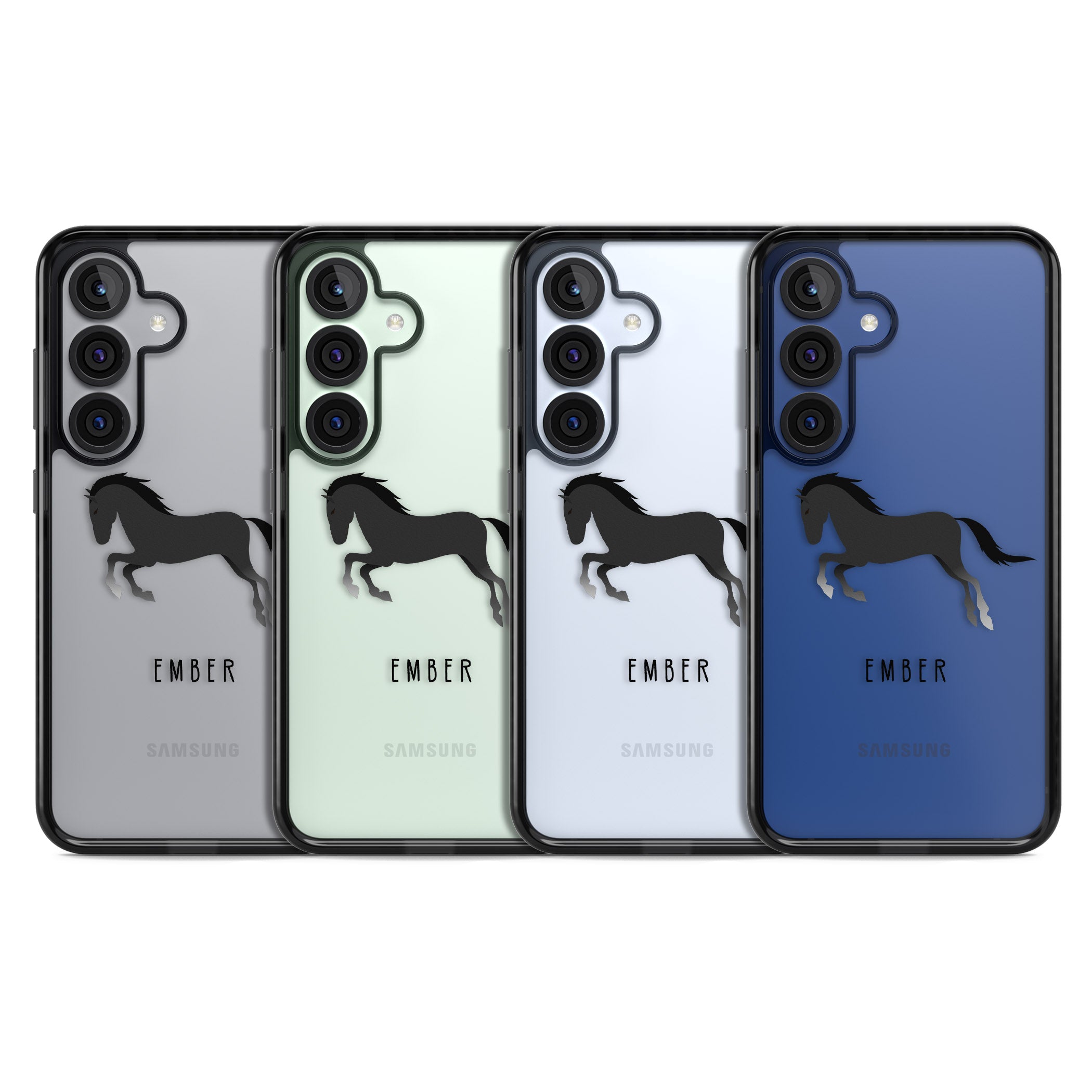 Personalised Black Horse