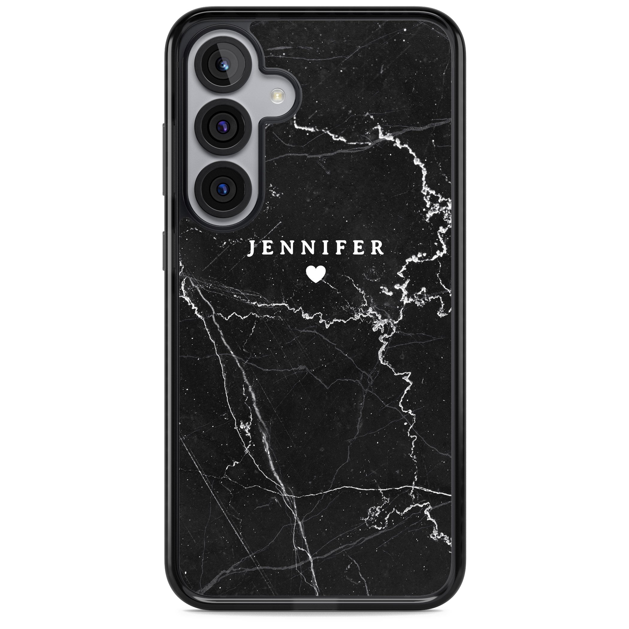 Personalised Black Marble