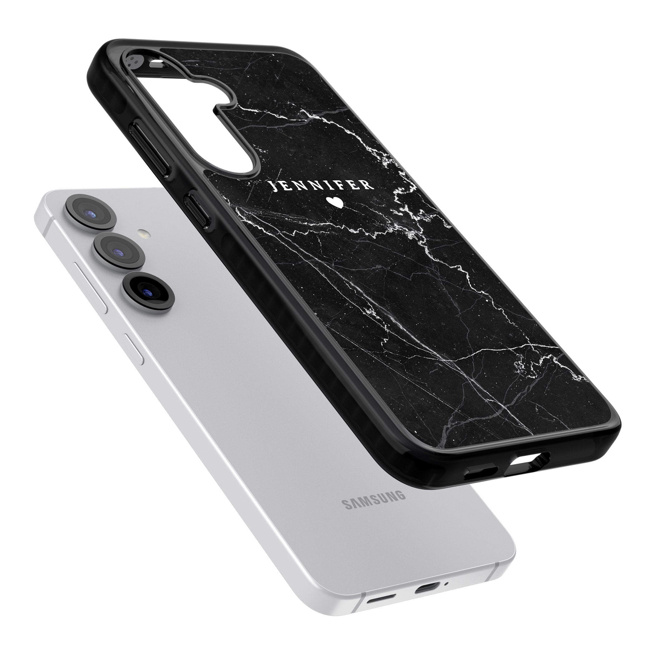 Personalised Black Marble