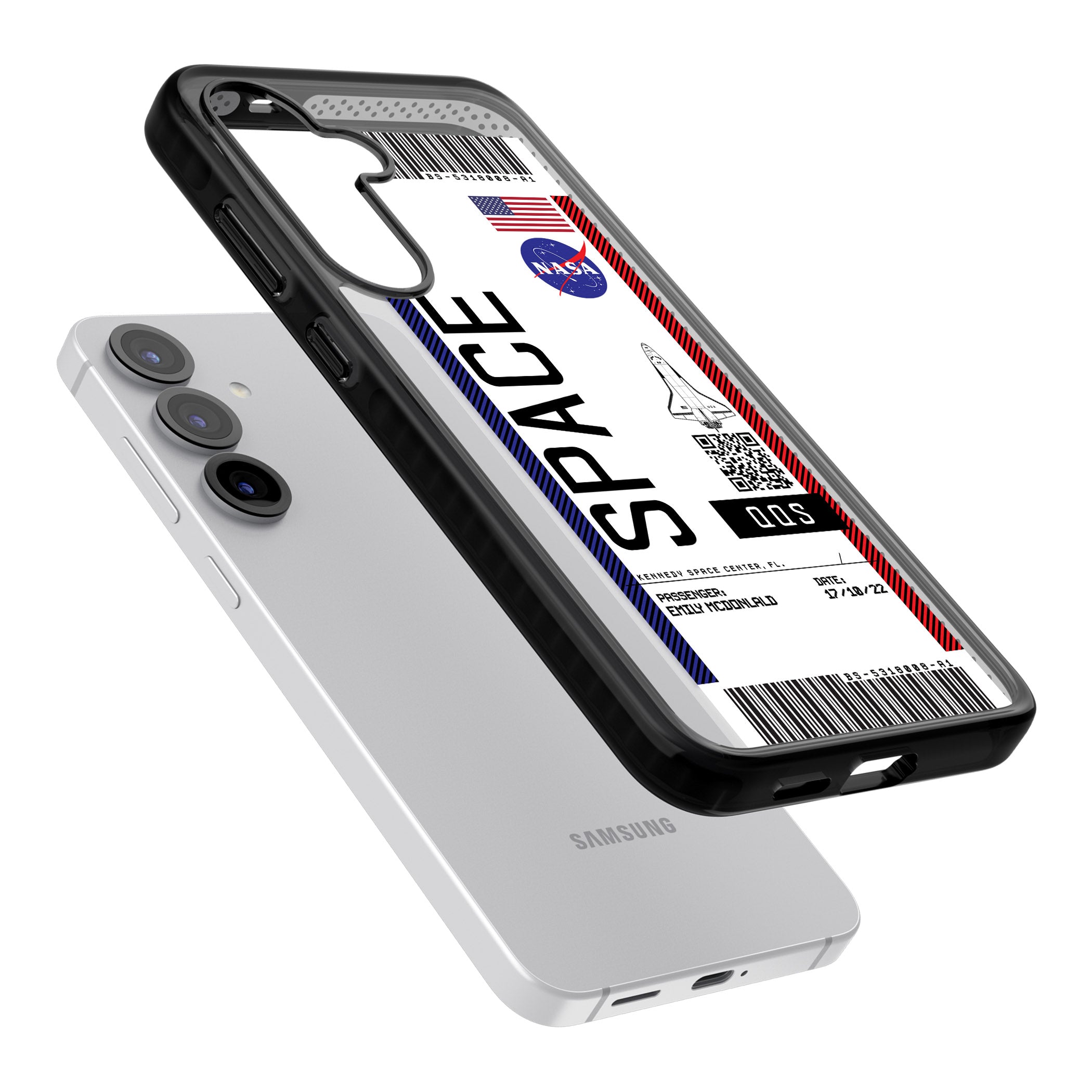 Personalised Nasa Boarding Pass (Light)