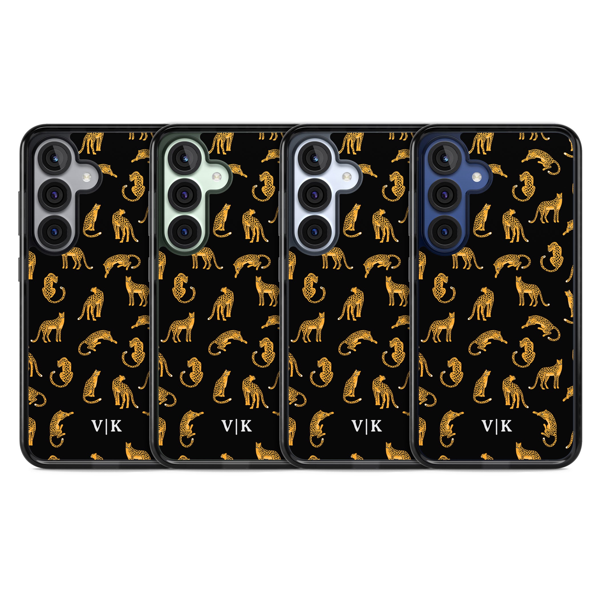 Personalised Gold Cheetah Pattern