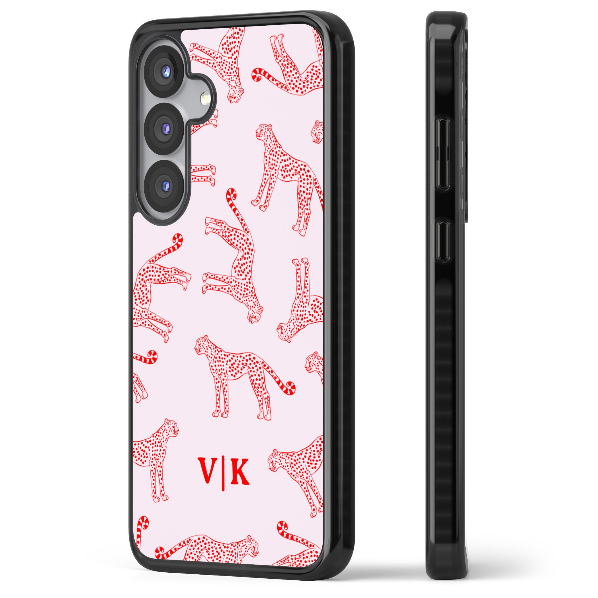 Personalised Red & Pink Cheetah