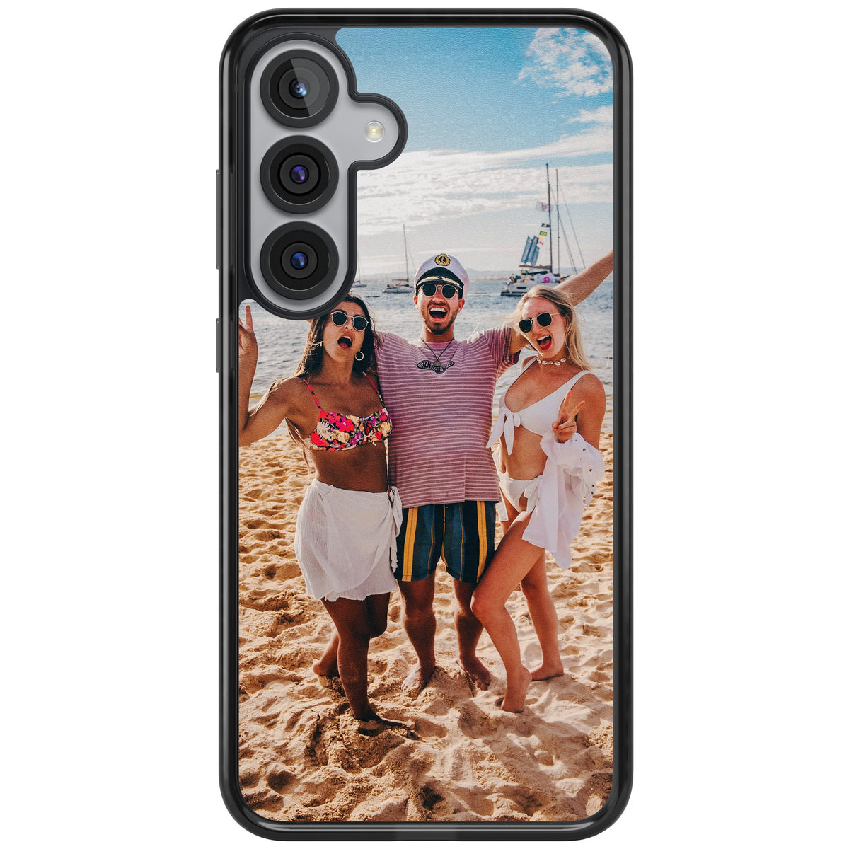 Personalised Photo Samsung S25 Plus / Samsung S26 / Samsung S26 Plus Impact Black Phone Case front