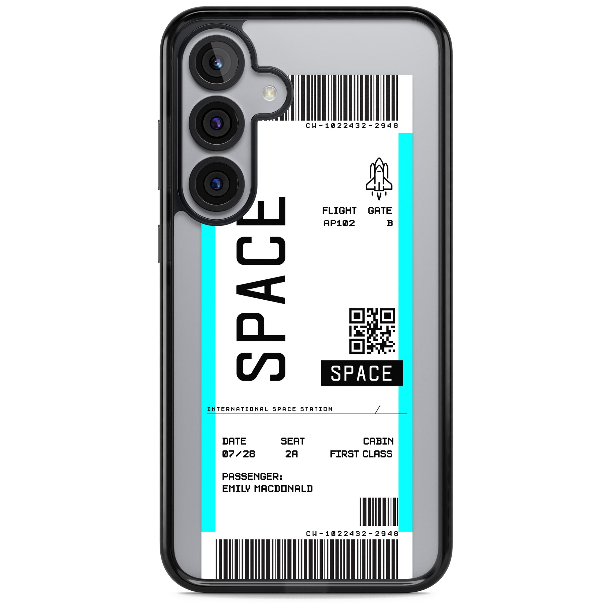 Personalised Space Travel Ticket