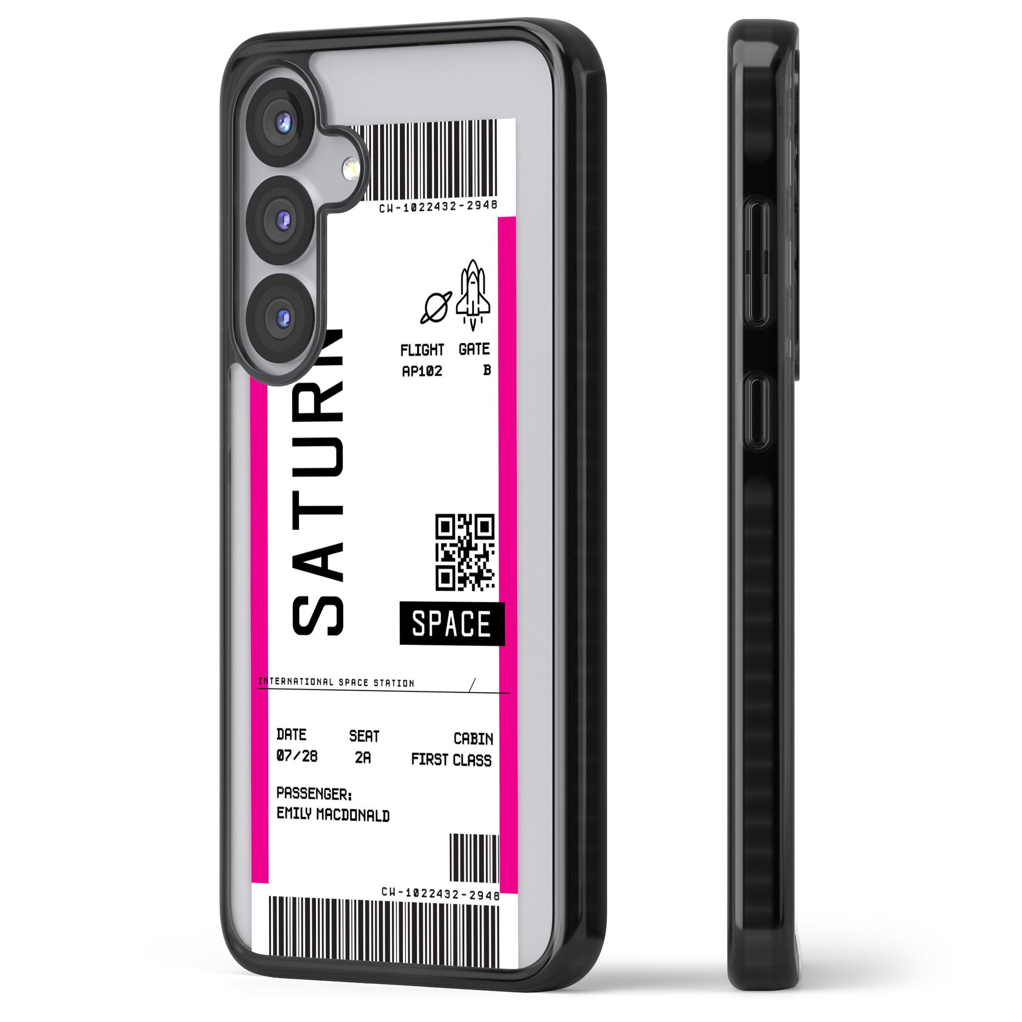 Personalised Saturn Travel Ticket