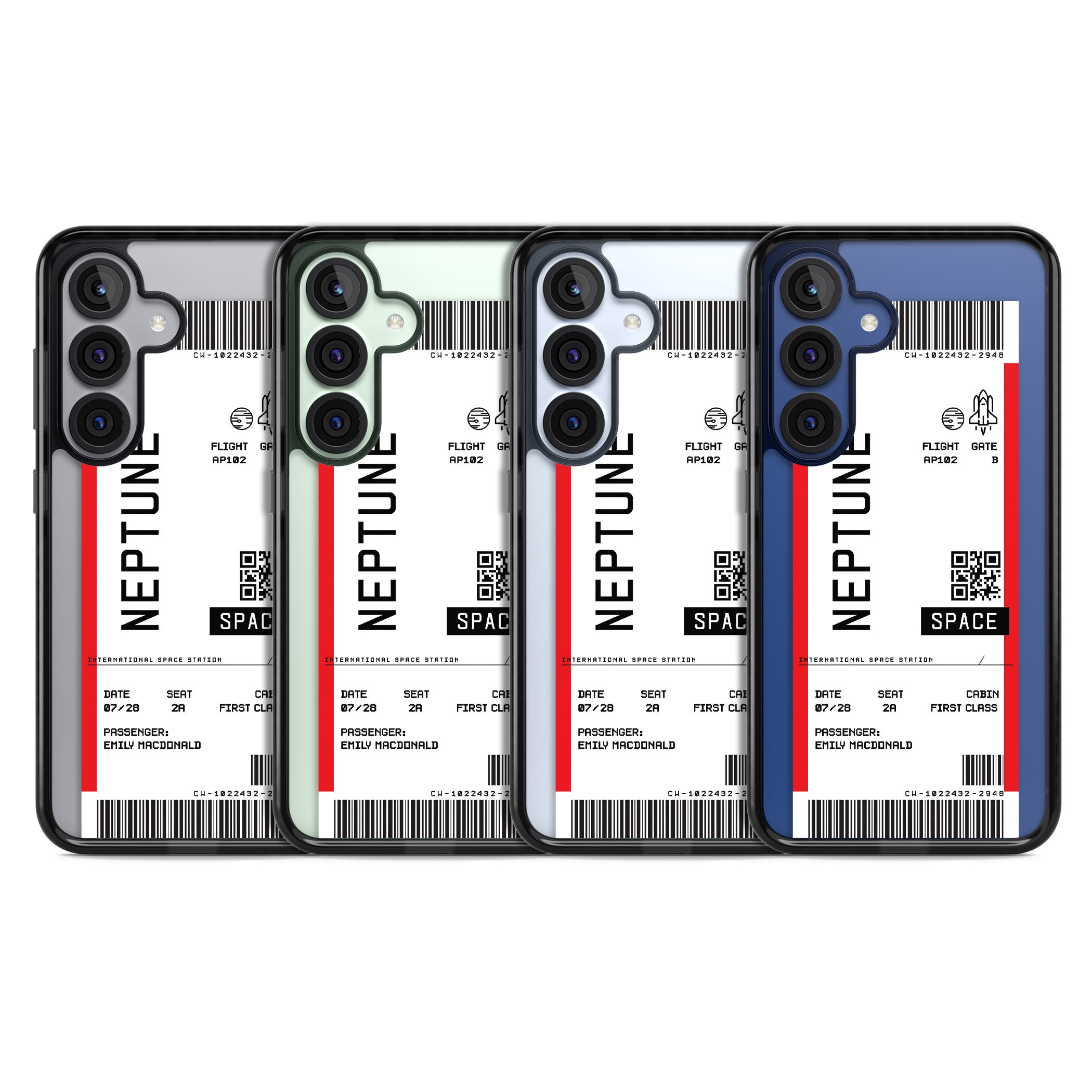 Personalised Neptune Travel Ticket