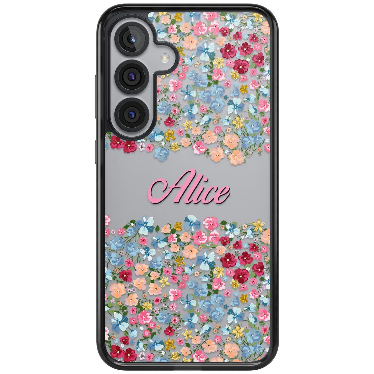 Personalised Venetian Meadow Samsung S25 Plus / Samsung S26 / Samsung S26 Plus Impact Black Phone Case front