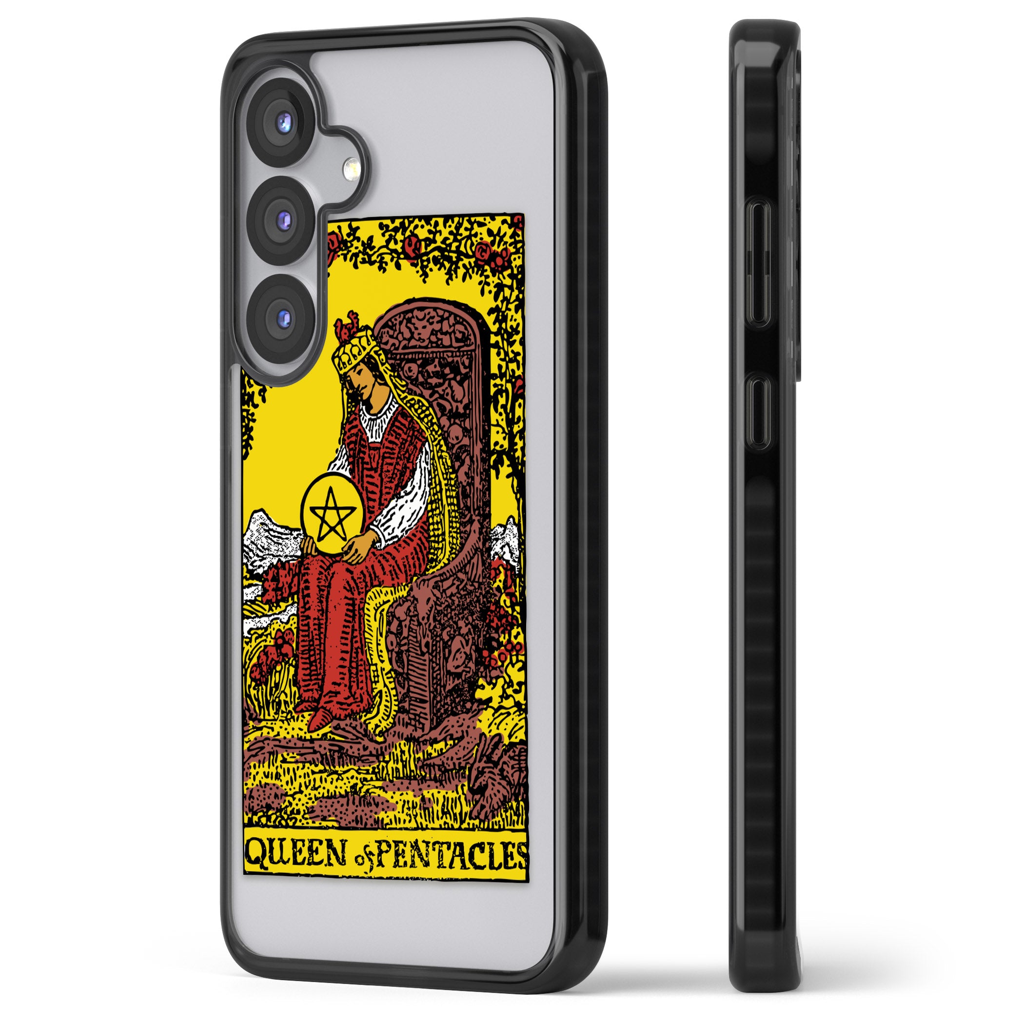 Personalised Queen Of Pentacles Tarot Card (Color)