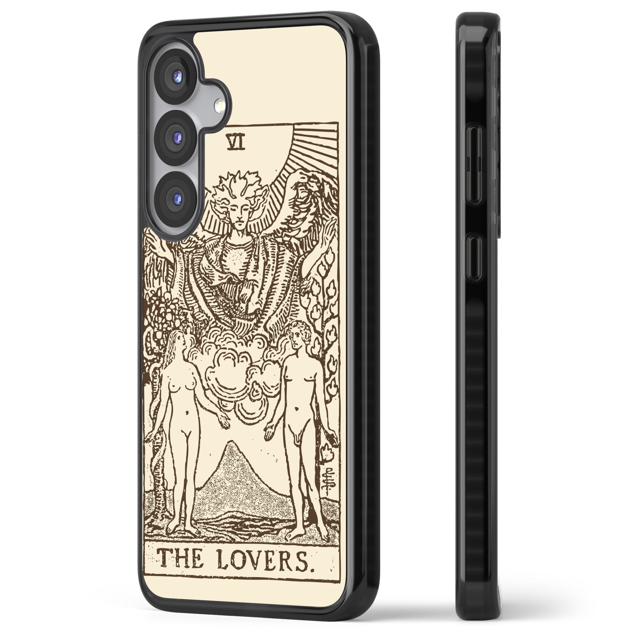 Personalised The Lovers Tarot Card (Cream)