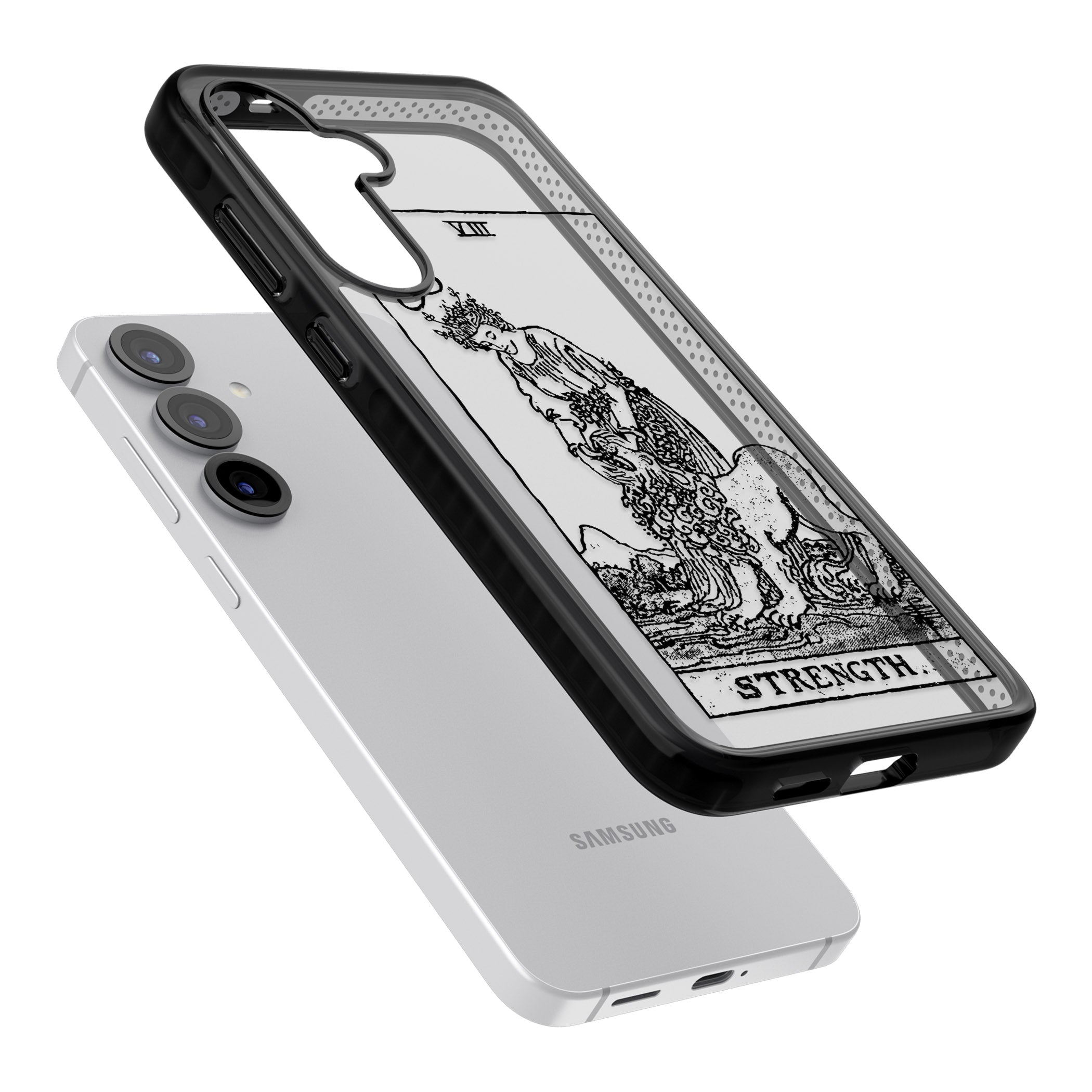 Personalised Strength Tarot Card (Clear)