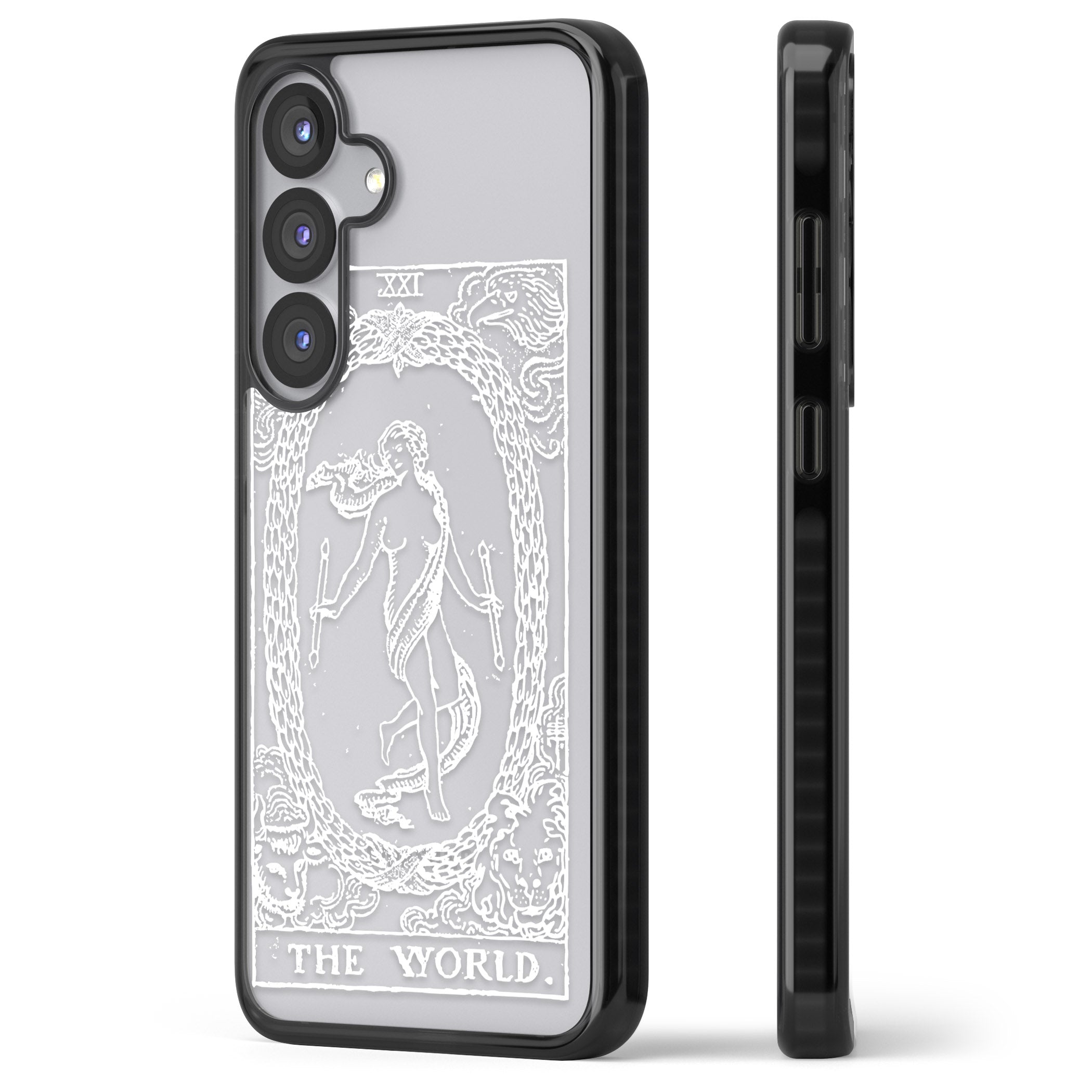 Personalised The World Tarot Card (White)