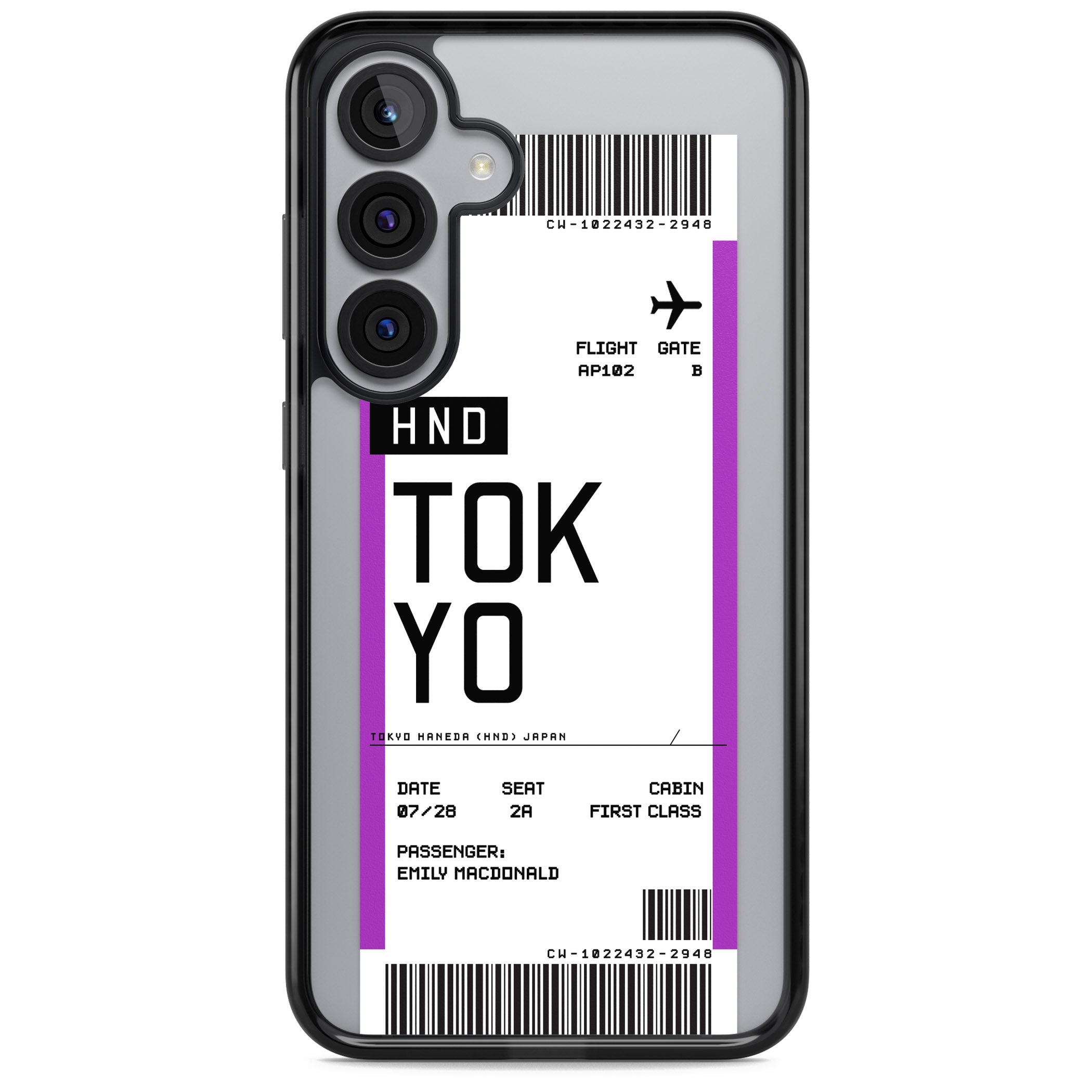 Personalised Tokyo Boarding Pass