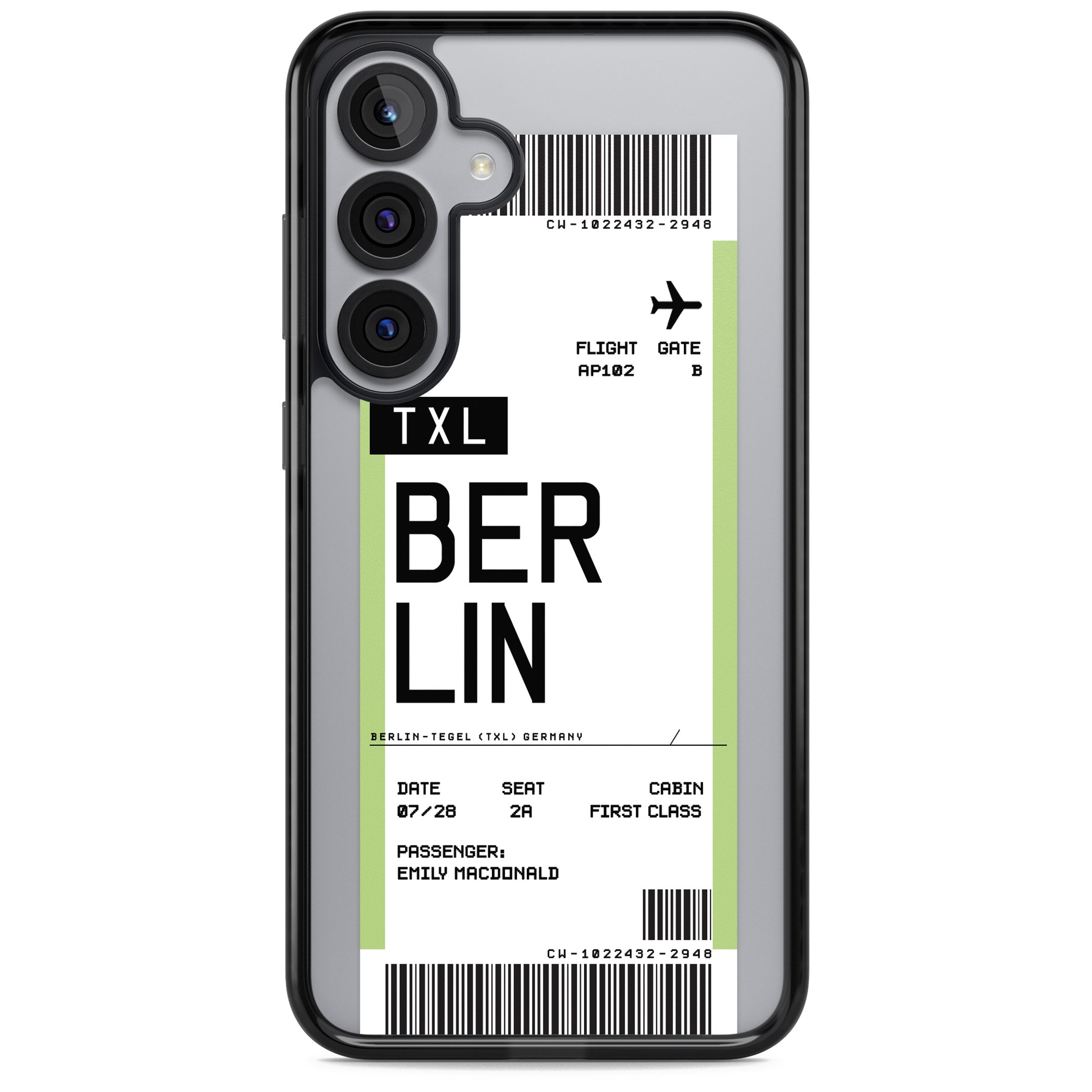 Personalised Berlin Boarding Pass