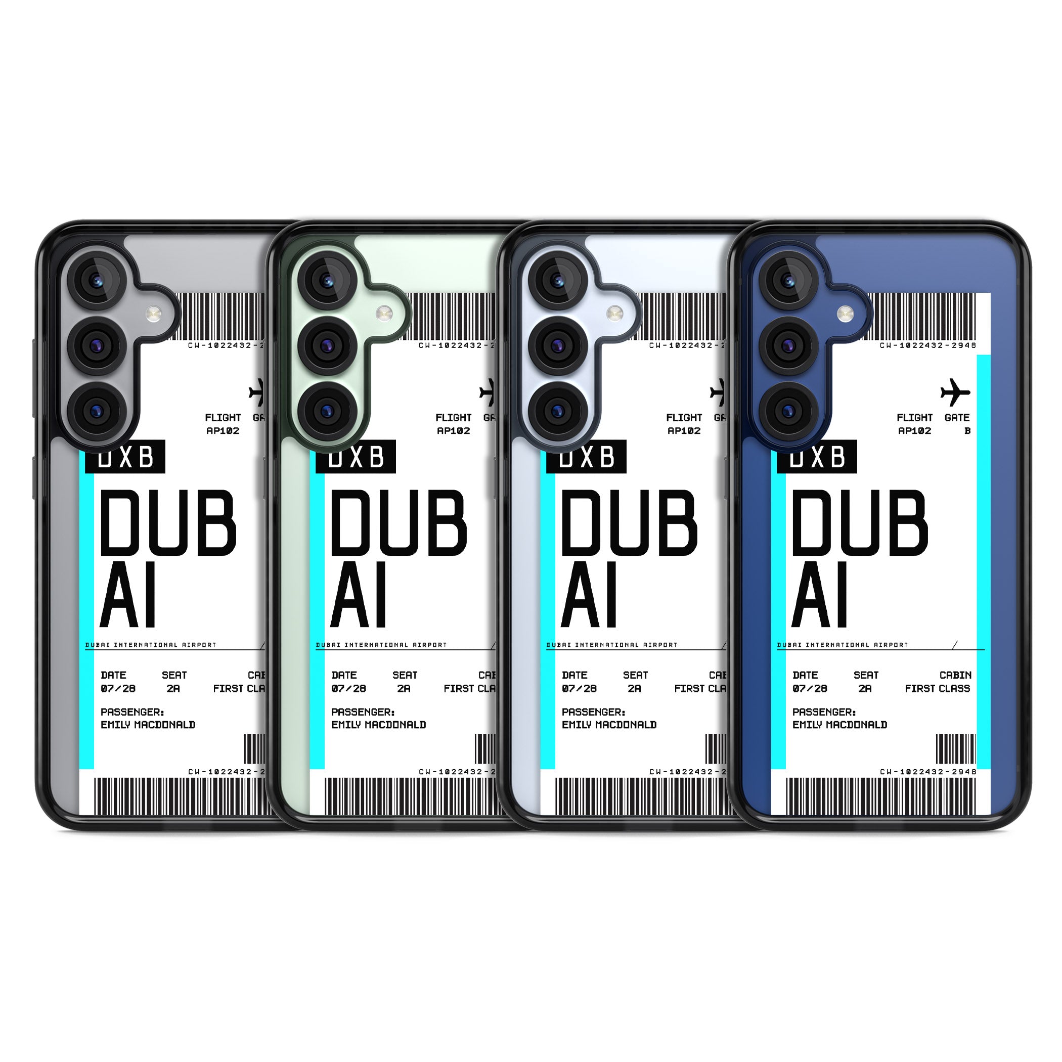 Personalised Dubai Boarding Pass
