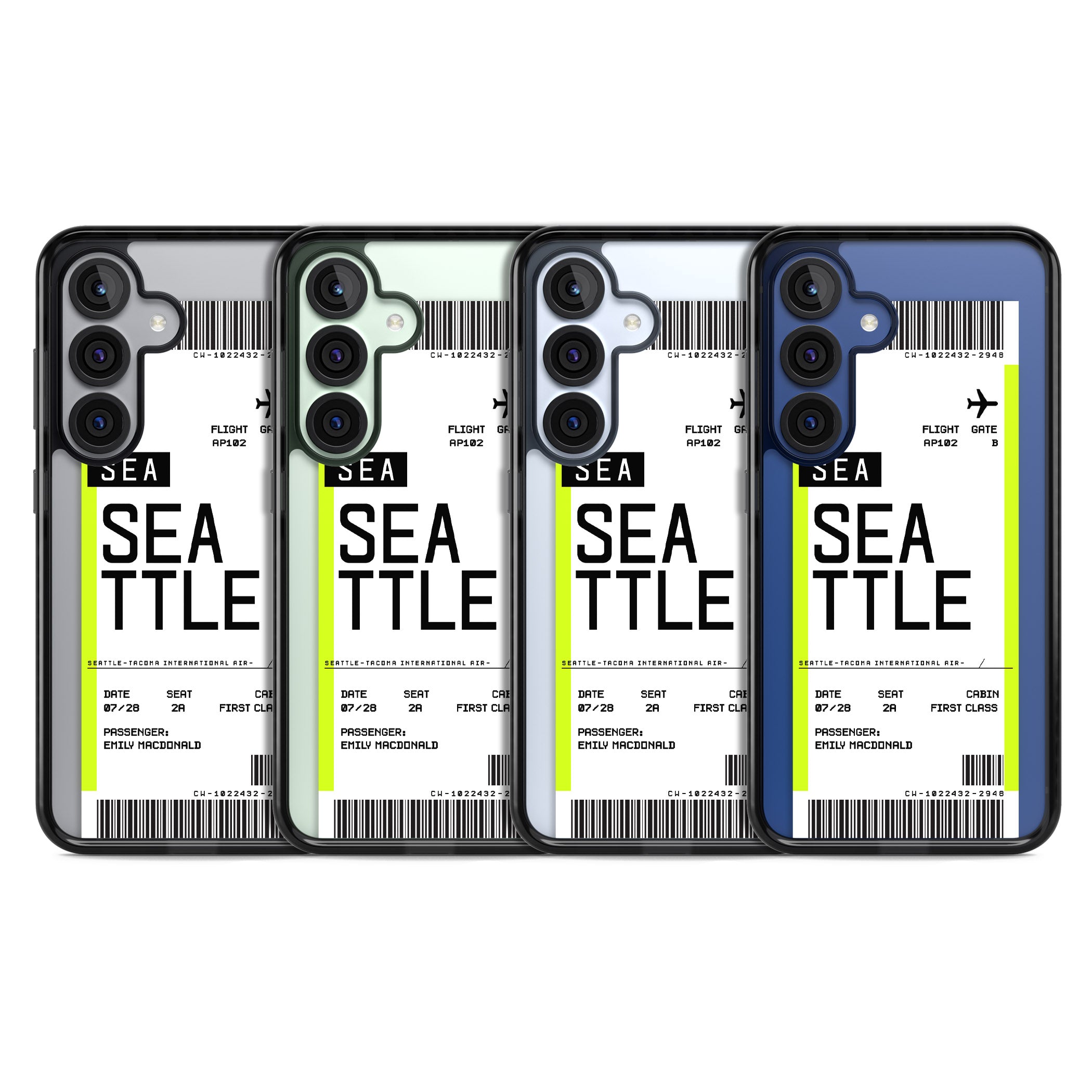 Personalised Seattle Boarding Pass