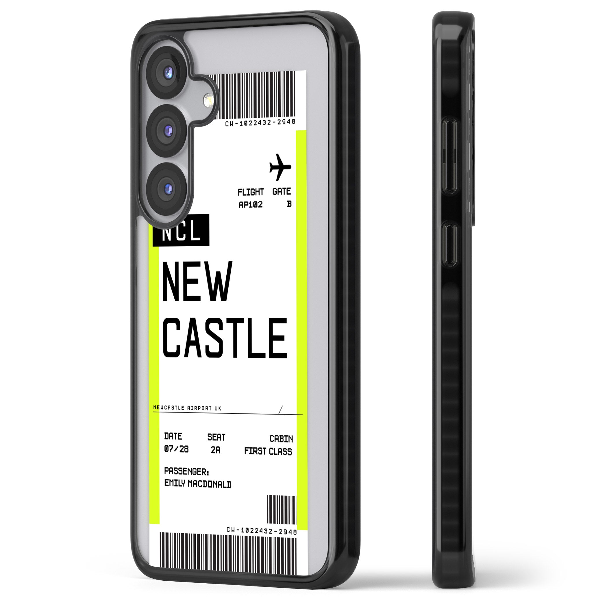 Personalised Newcastle Boarding Pass