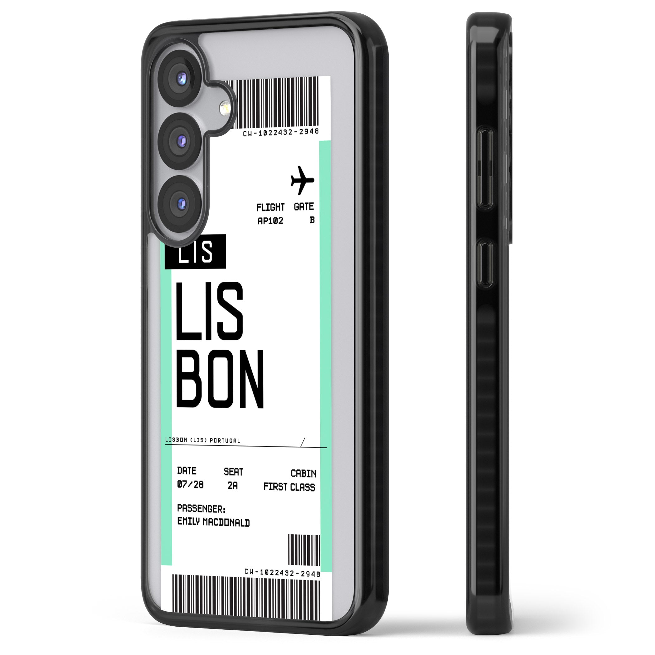 Personalised Lisbon Boarding Pass