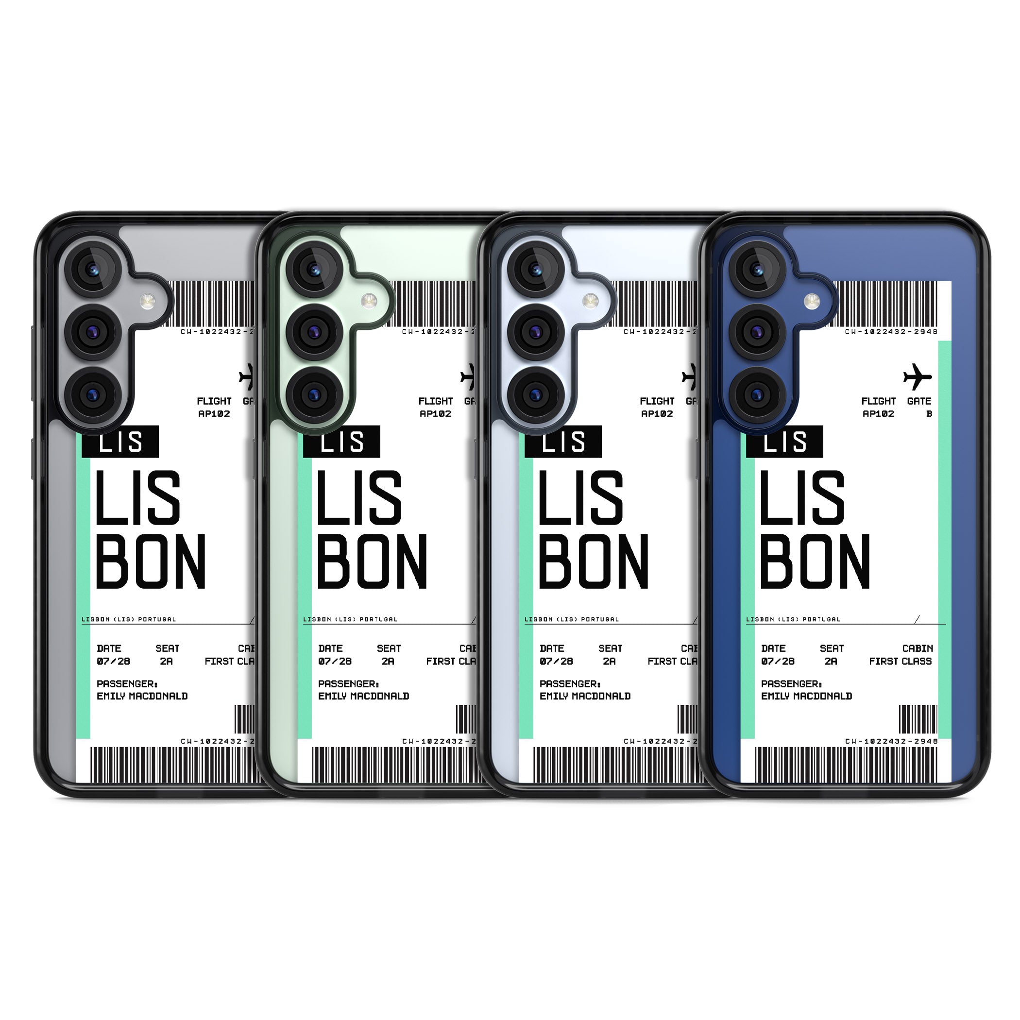 Personalised Lisbon Boarding Pass