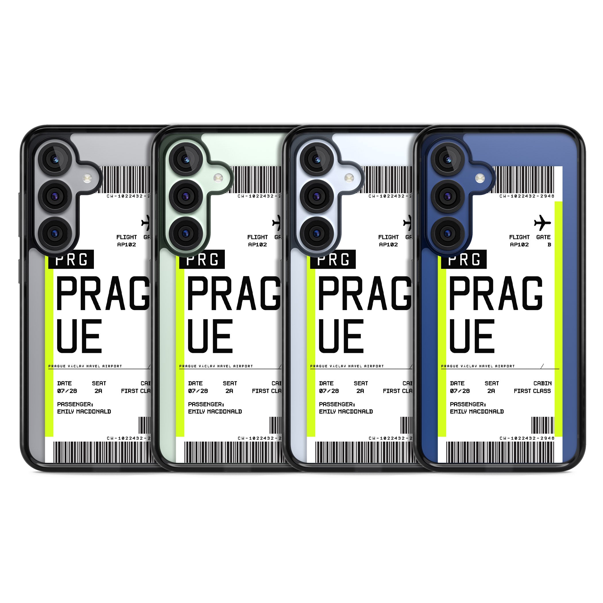 Personalised Prague Boarding Pass