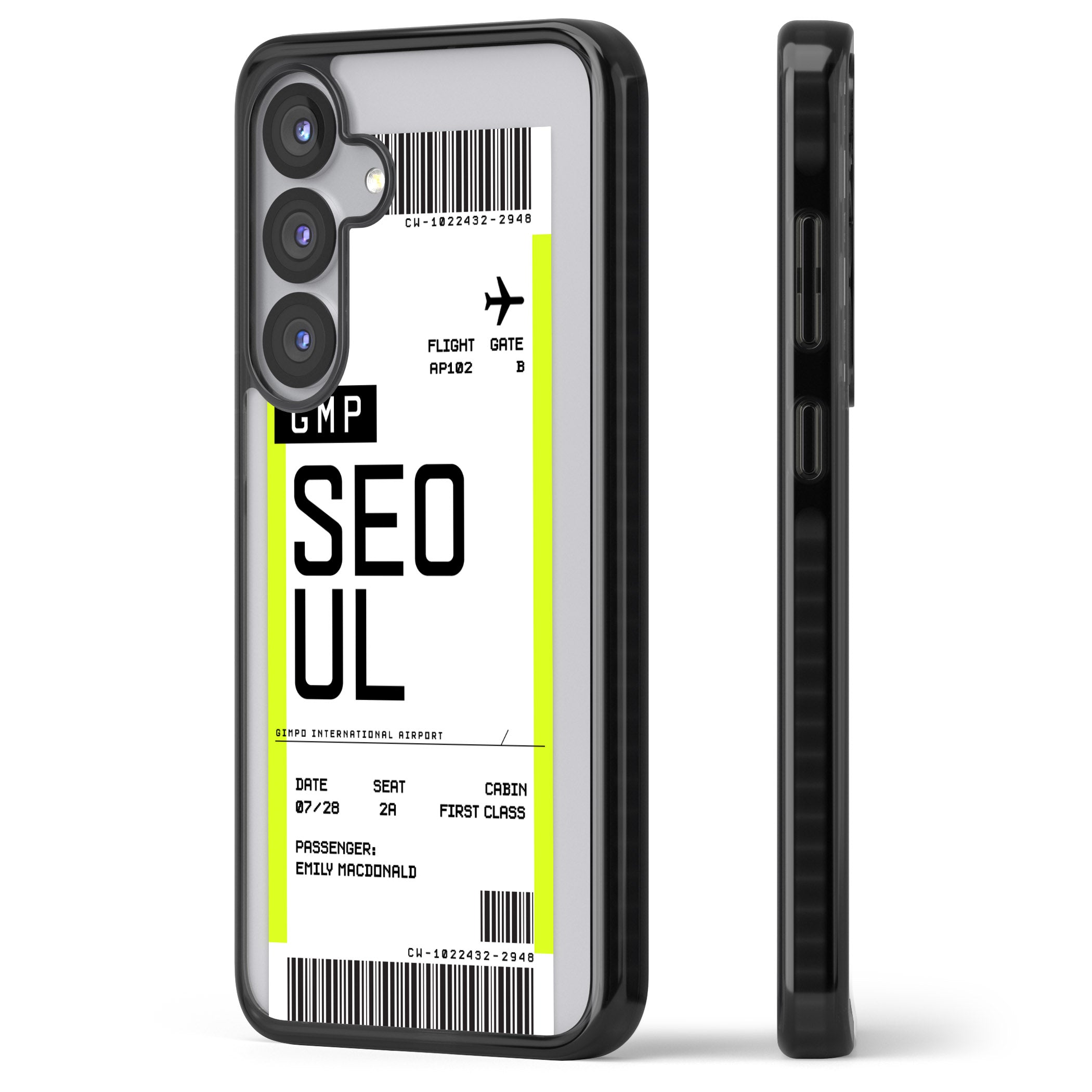 Personalised Seoul Boarding Pass