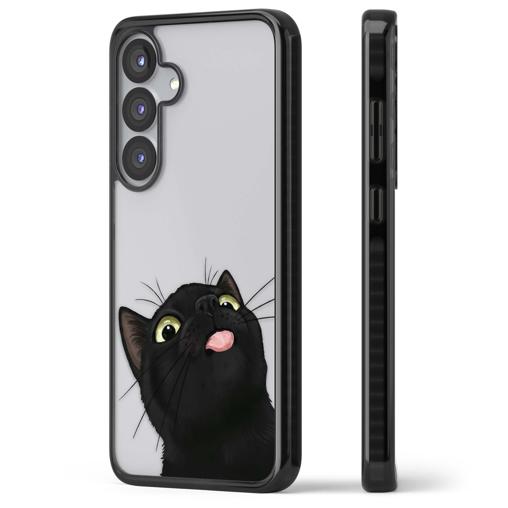 Black Cat Energy for her iPhone case | Black Impact case for Samsung Galaxy S25, Samsung Galaxy S25 Plus