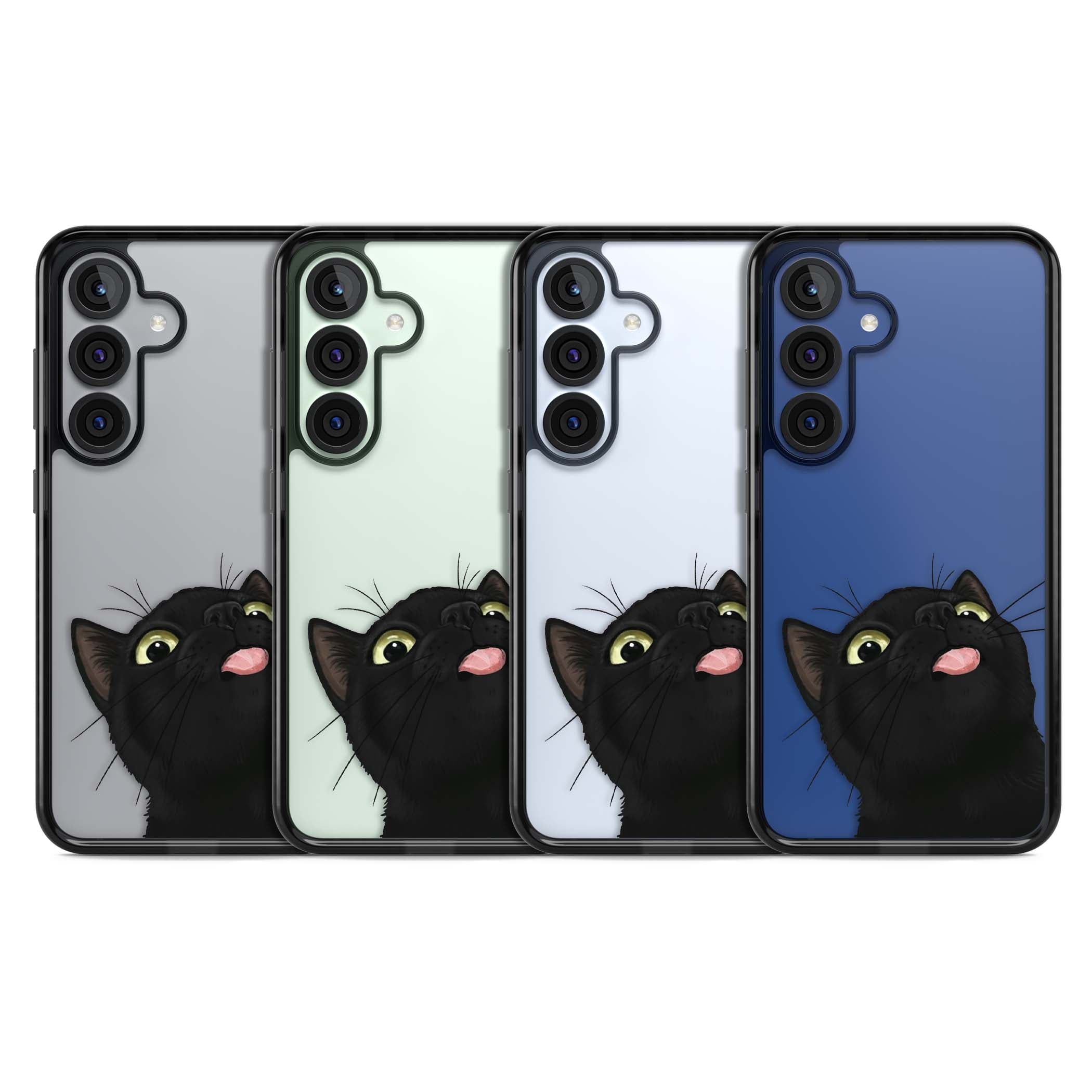 Black Cat Energy for her iPhone case | Black Impact case for Samsung Galaxy S25, Samsung Galaxy S25 Plus