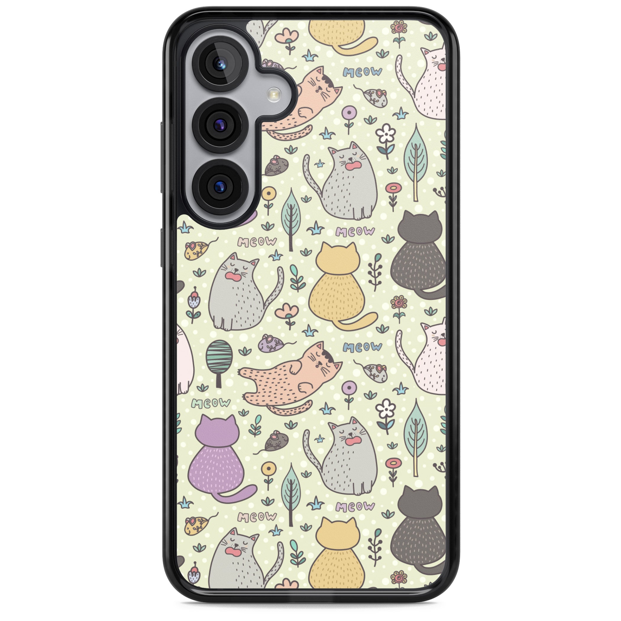 Cat Pattern Cream