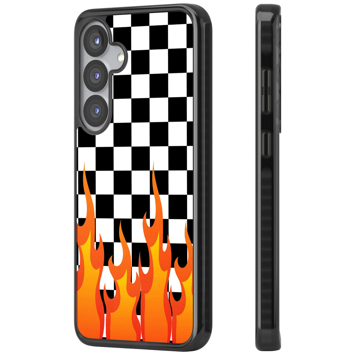Hot Pursuit Samsung S25 / Samsung S25 Plus / Samsung S26 / Samsung S26 Plus Impact Black Phone Case side