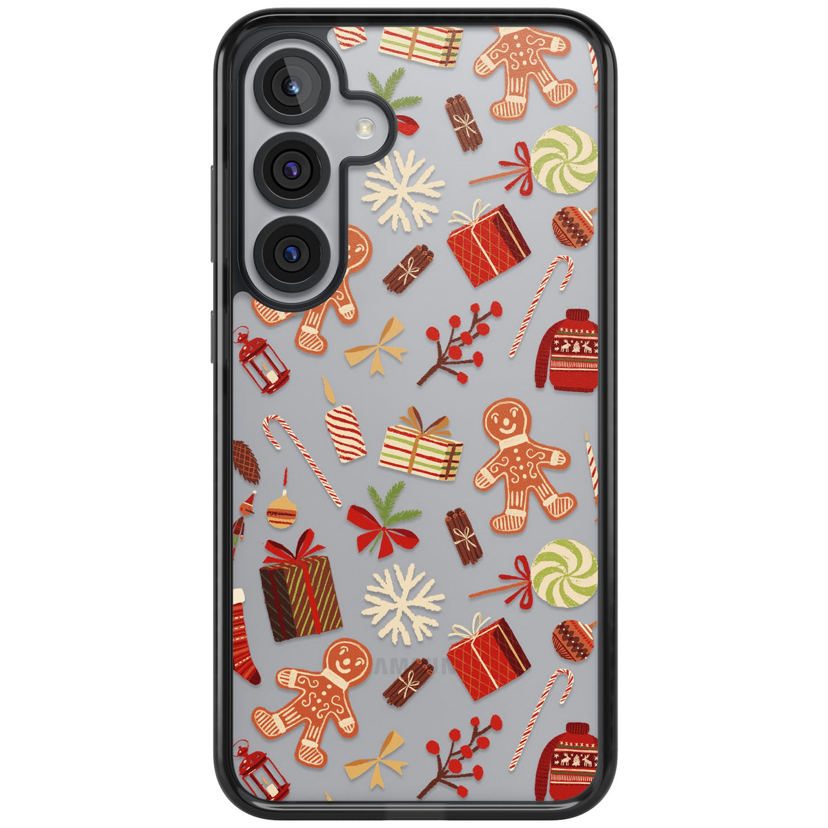 Christmas Assortments Samsung S25 Plus / Samsung S26 / Samsung S26 Plus Impact Black Phone Case front