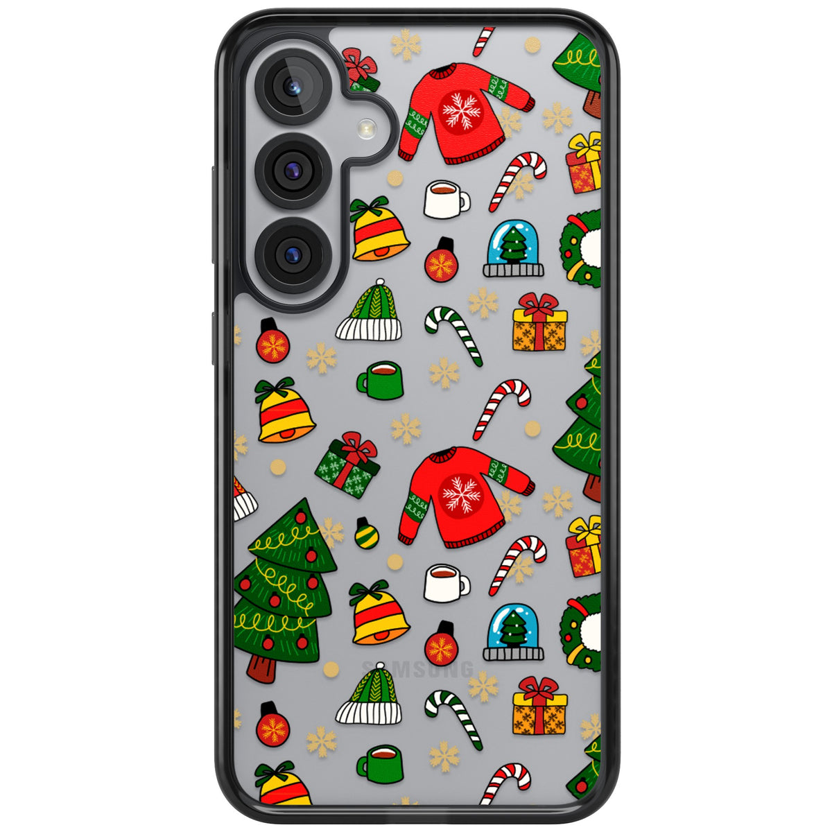 Holiday Medley Samsung S25 Plus / Samsung S26 / Samsung S26 Plus Impact Black Phone Case front