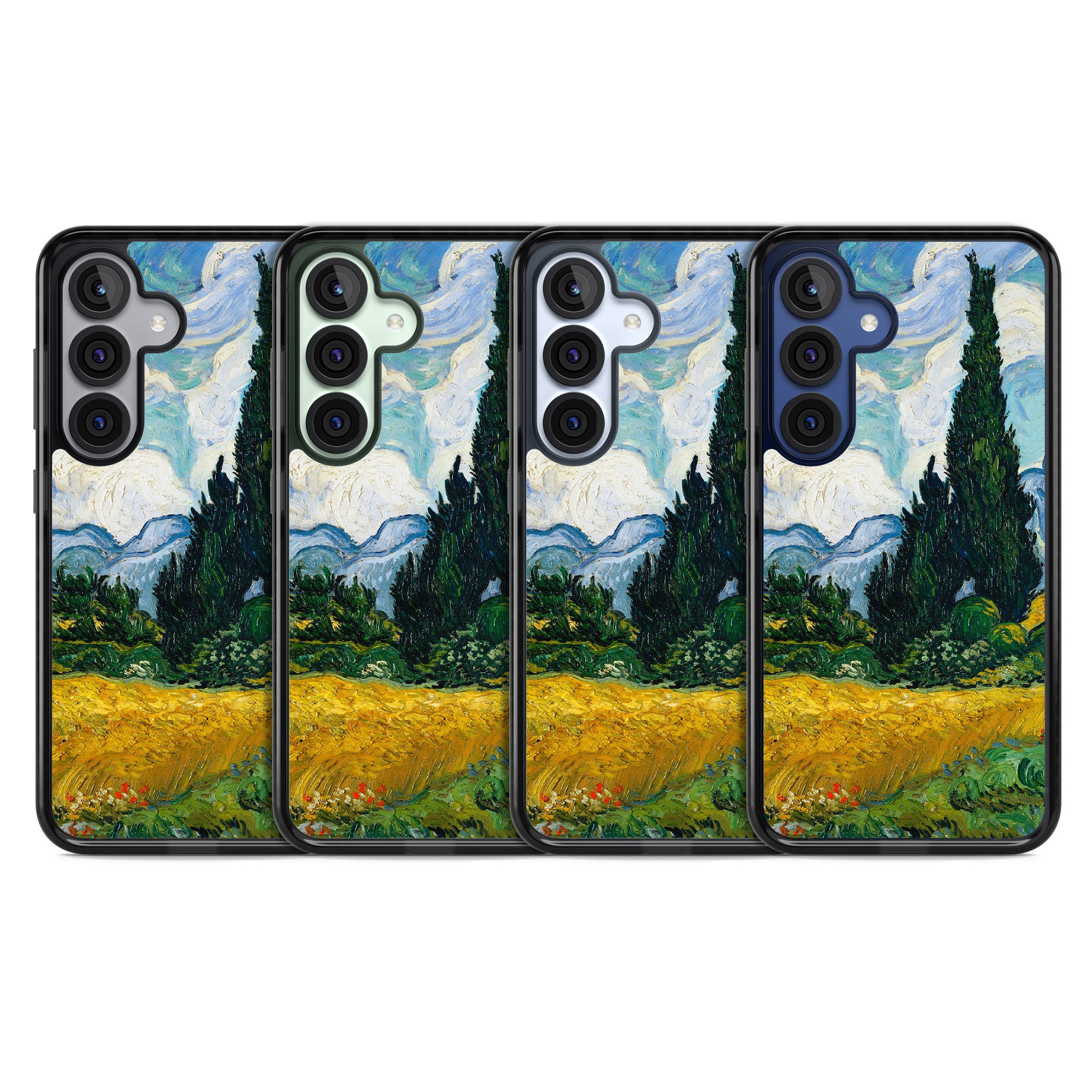 Wheat Field With Cypresses By Vincent Van Gogh