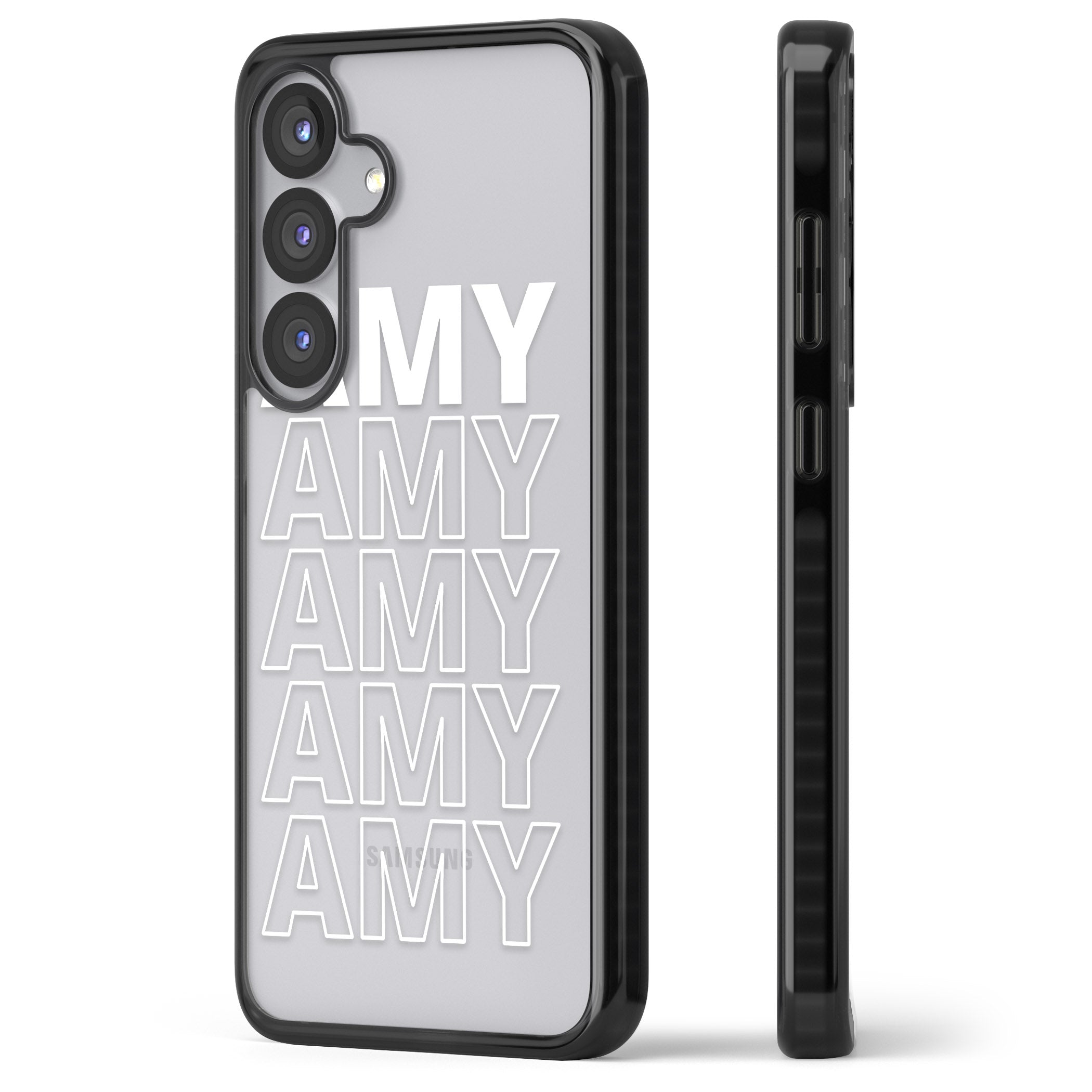 Personalised Bold Name Repeated