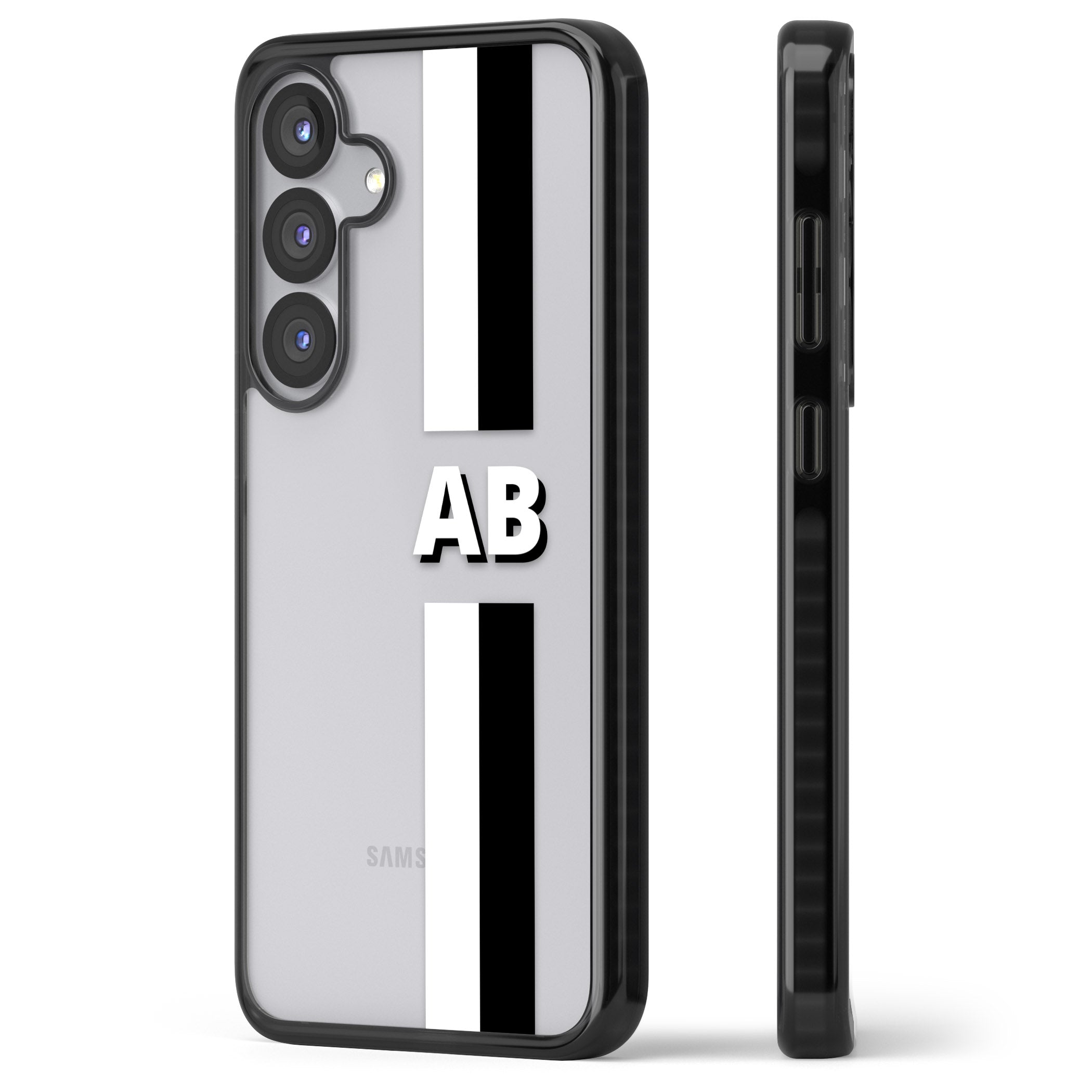 Personalised Bold Two Stripe Name