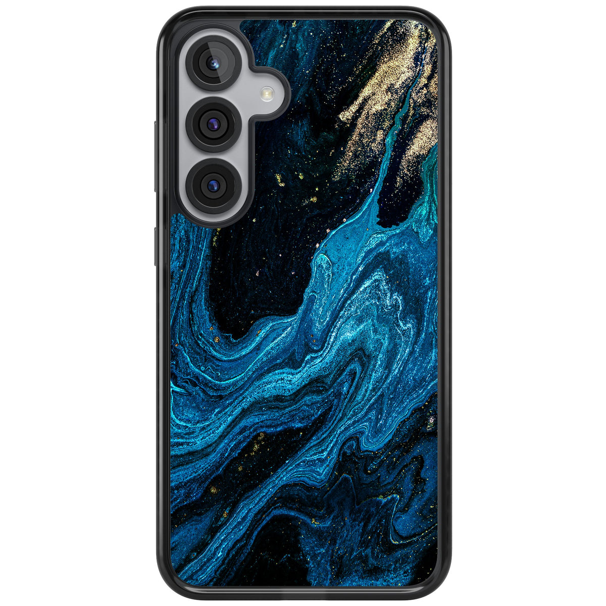 Saphire Lagoon Samsung S25 Plus / Samsung S26 / Samsung S26 Plus Impact Black Phone Case front