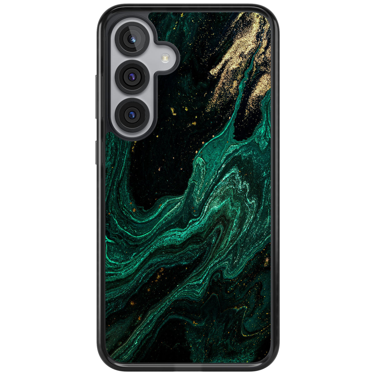 Emerald Lagoon Samsung S25 Plus / Samsung S26 / Samsung S26 Plus Impact Black Phone Case front