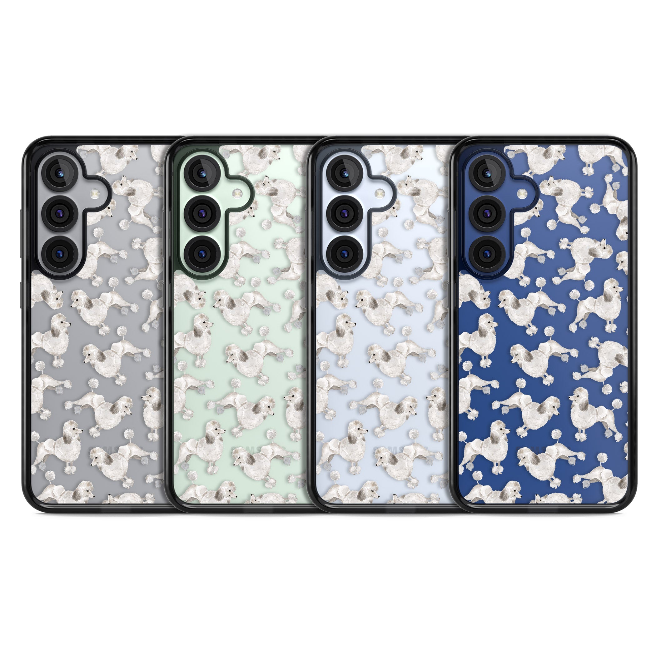 Poodle Watercolor Pattern