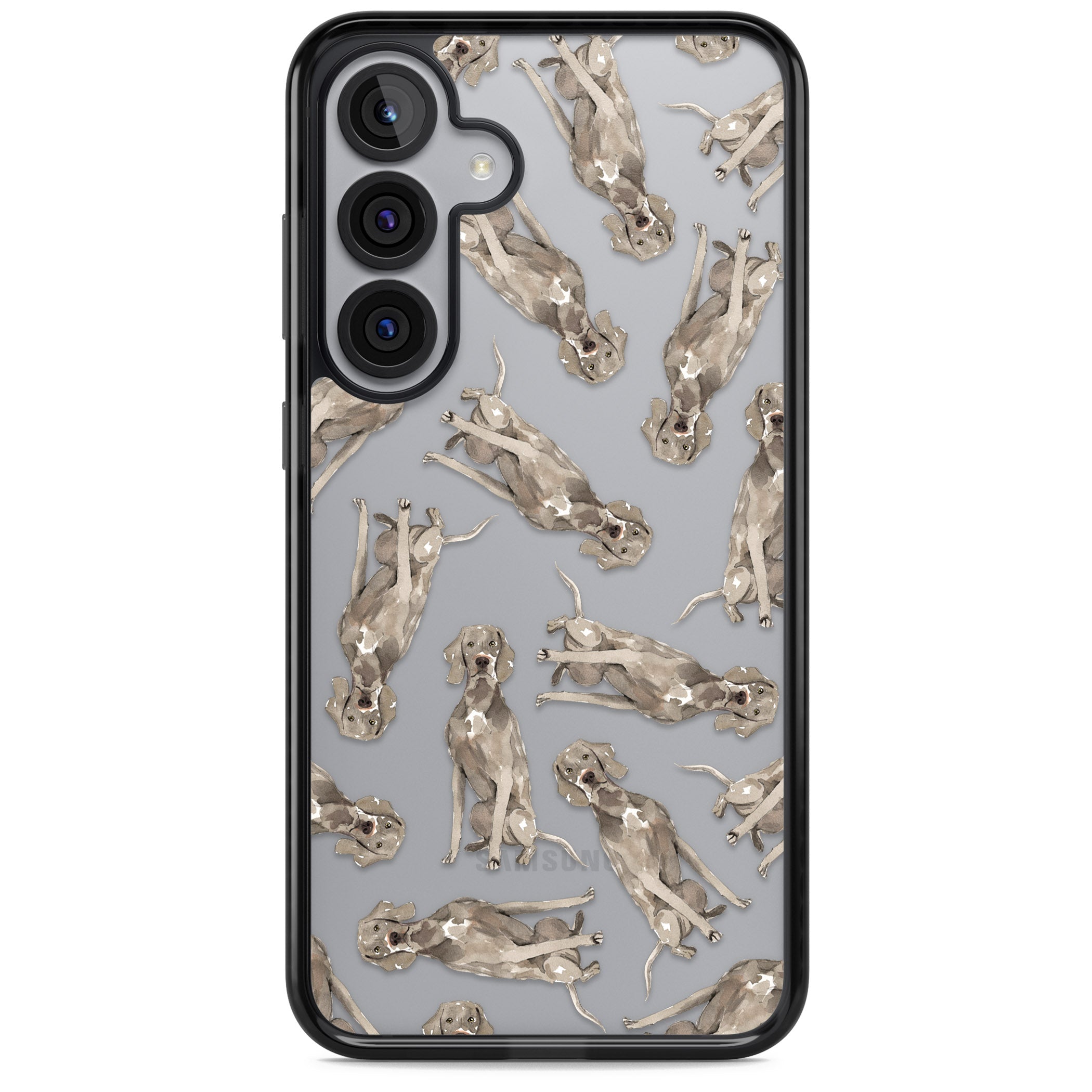 Weimaraner Watercolor Dog