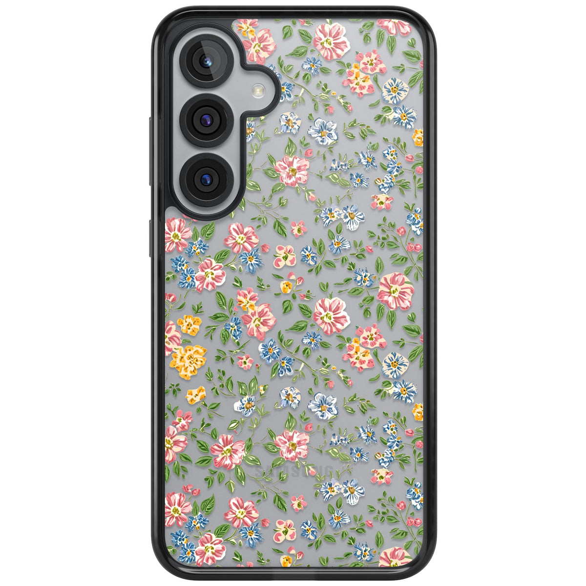 Soft Meadow Samsung S25 Plus / Samsung S26 / Samsung S26 Plus Impact Black Phone Case front